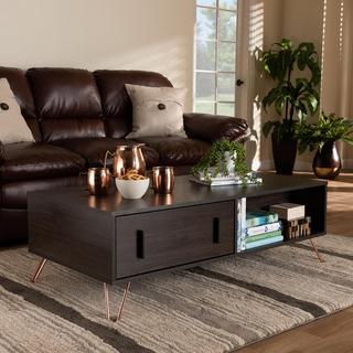 Baldor Metal 2-Drawer Coffee Table