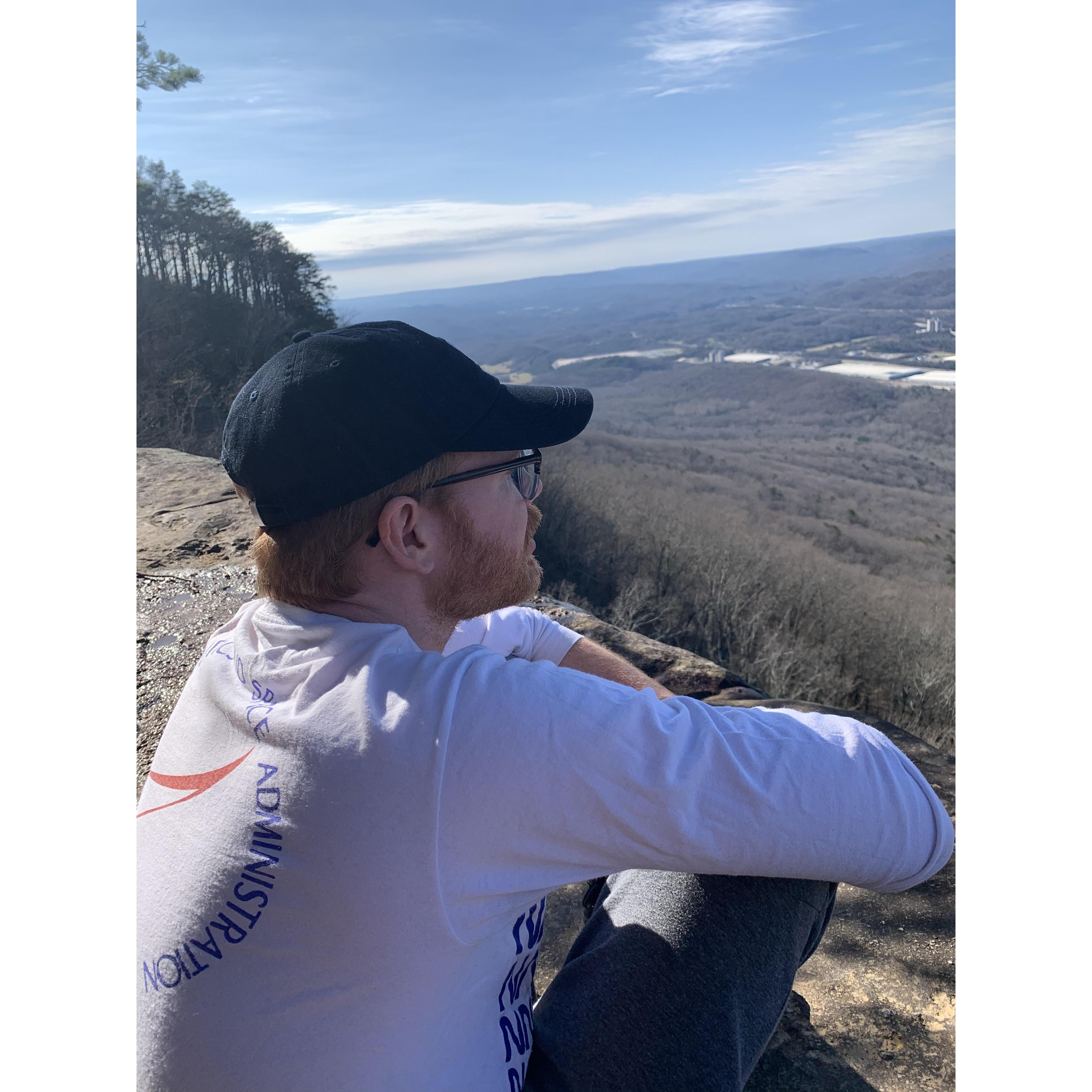Sunset rock, Lookout mountain