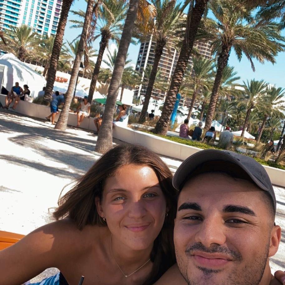 Our first photo together!