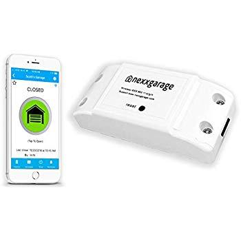 NEXX Garage NXG-100 NXG Remote Compatible Door Openers - Control Using Smart Phone, Amazon Alexa and Google Assistant Enabled Devices, White
