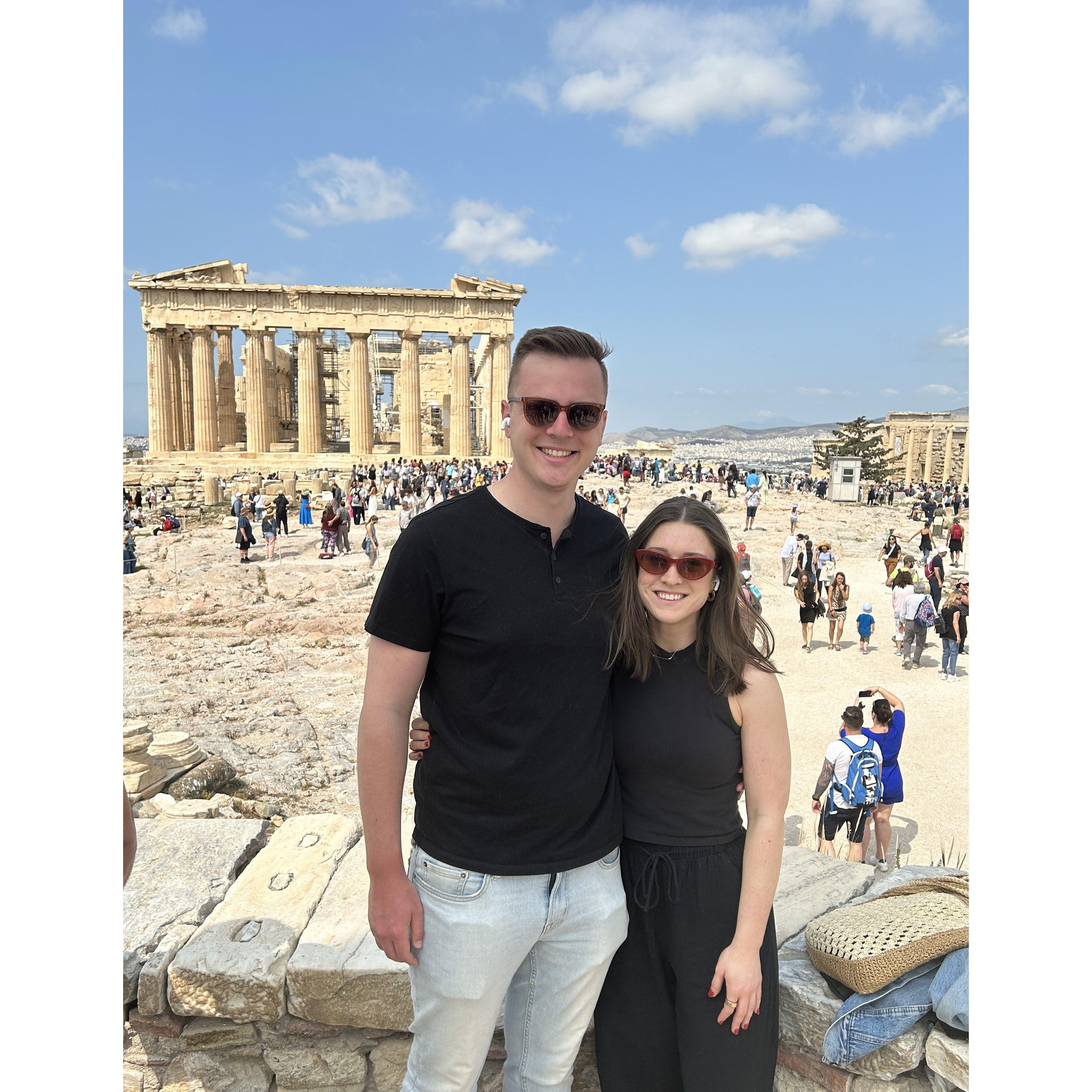 Our trip to Greece together in May of 2023
