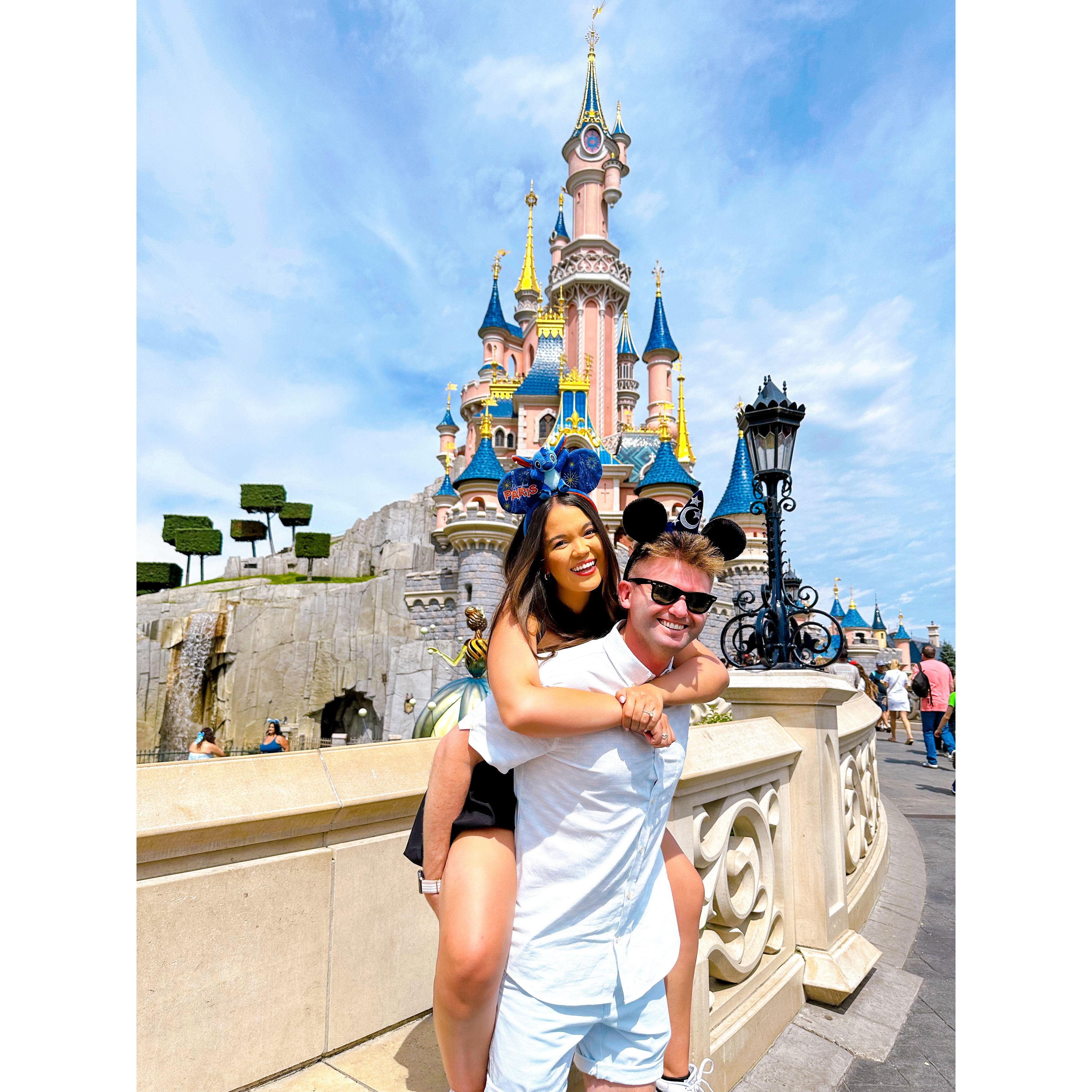 Our first Disney park together and Joe's first Disney park ever!