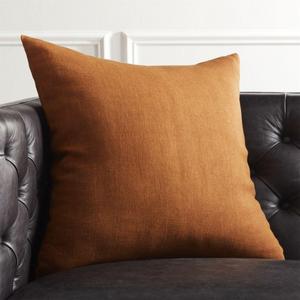 20" Linon Copper Pillow with Feather-Down Insert