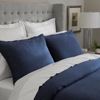 Flannel Heathered 3-Piece Duvet Set