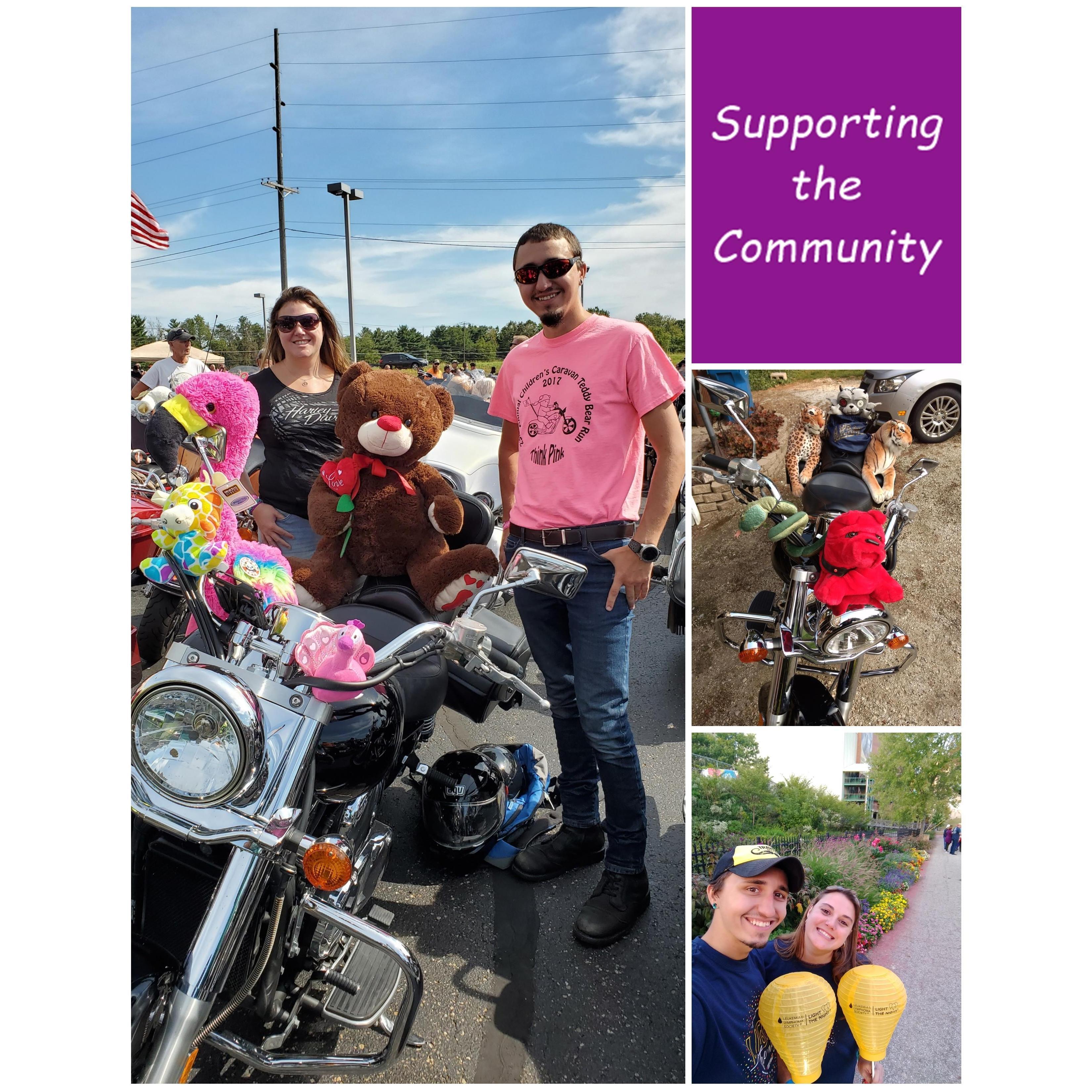 Fun Fact #4: we try to hit up arcades when we travel (or Sunday-Funday) and we save all of the stuffed animals we win to donate at the Akron Children's Teddy Bear run each year!