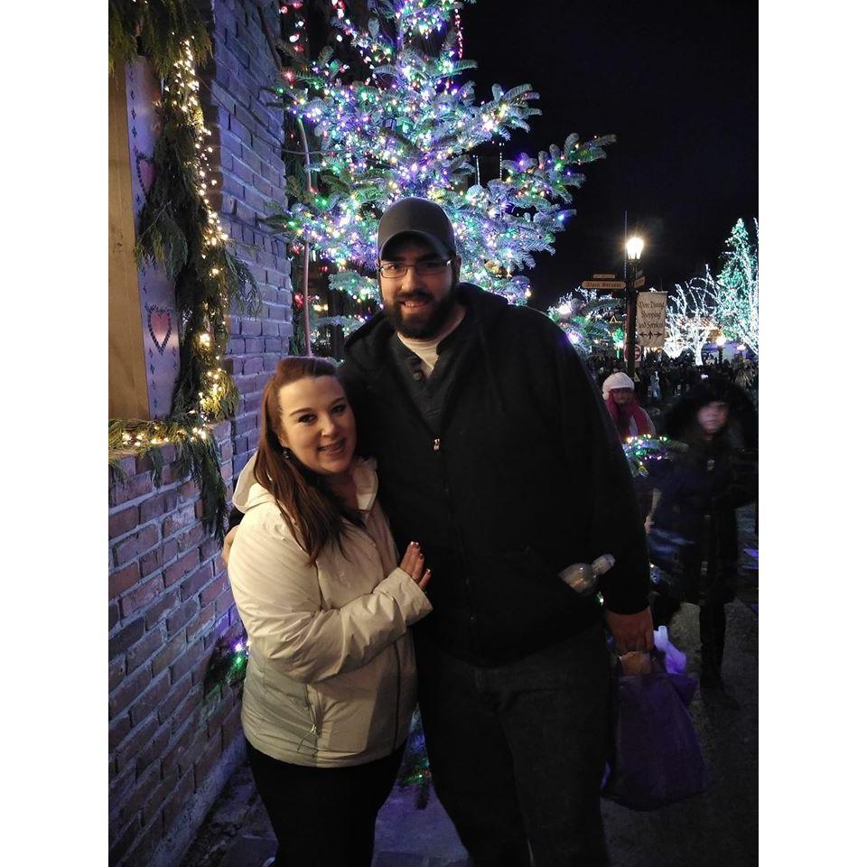 Enjoying the lights in Leavenworth. December 2018