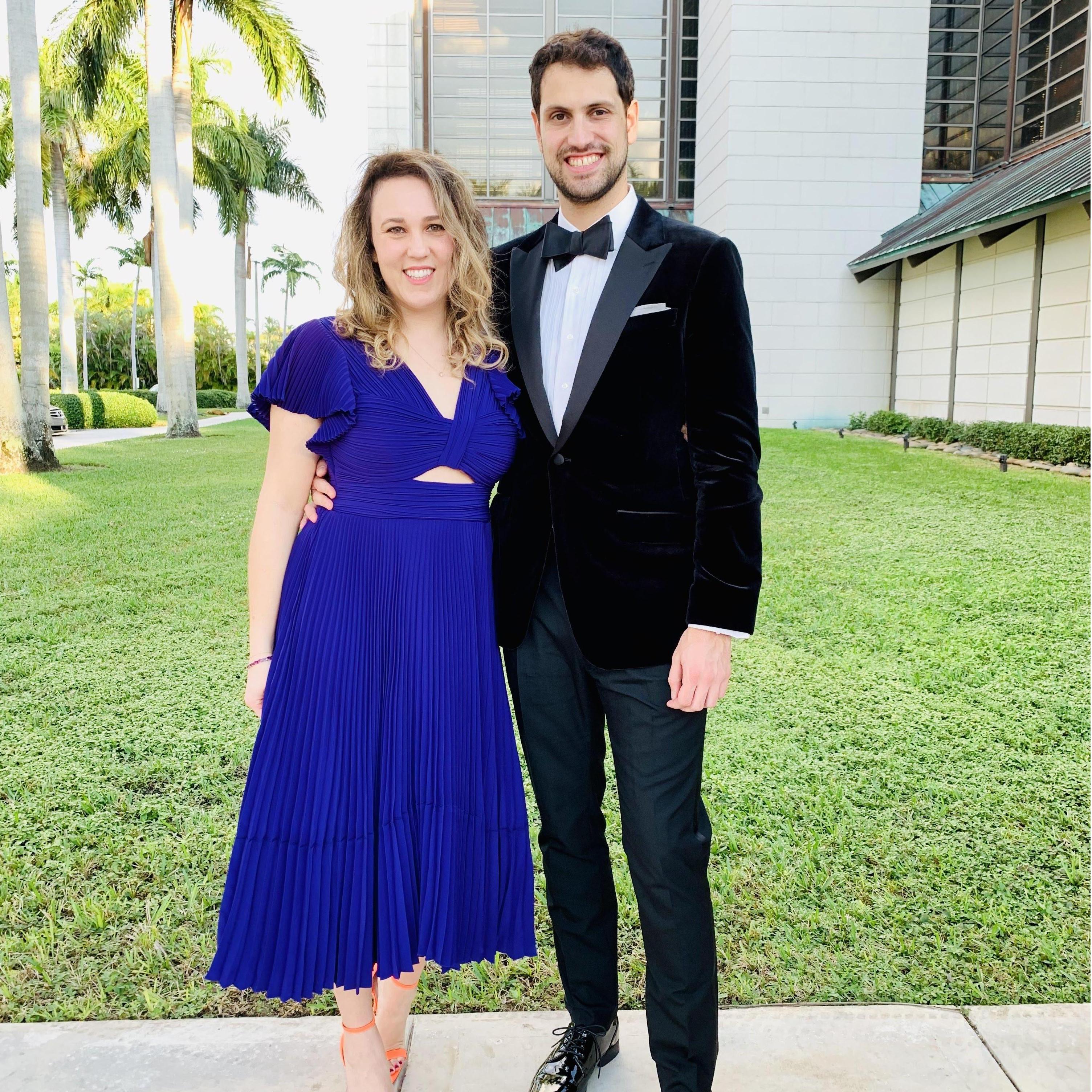 New Year's Eve in Miami (12/31/2019) - exactly one year before Rafa and Emily got engaged