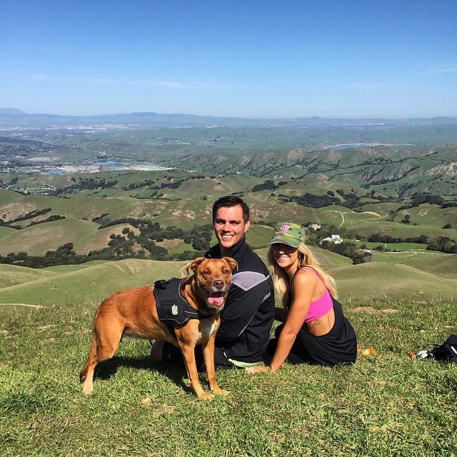 Hiking with our baby girl, Bella