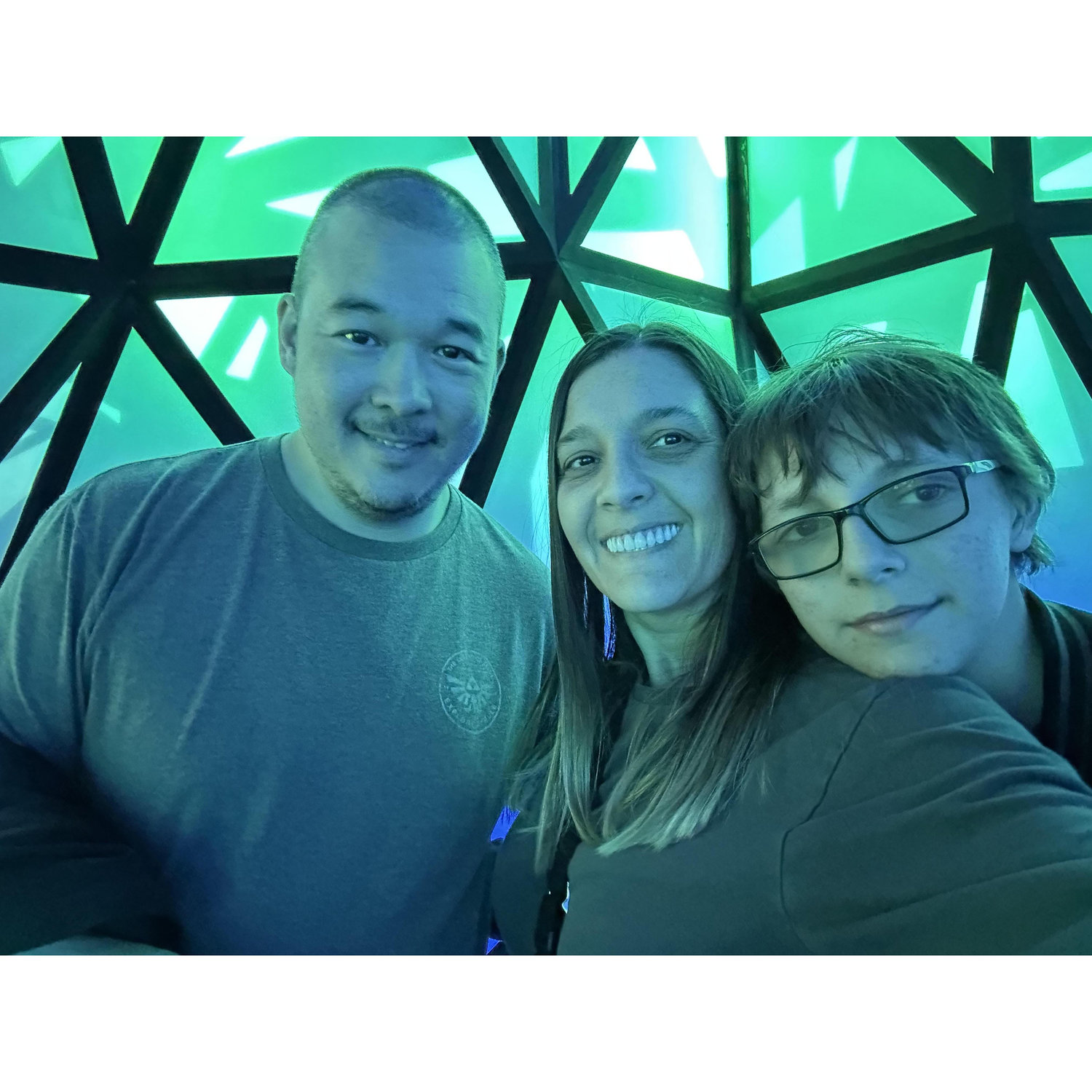 Tuckers first trip to Vegas, we took him to Area 15 and Meow Wolf Omega Mart