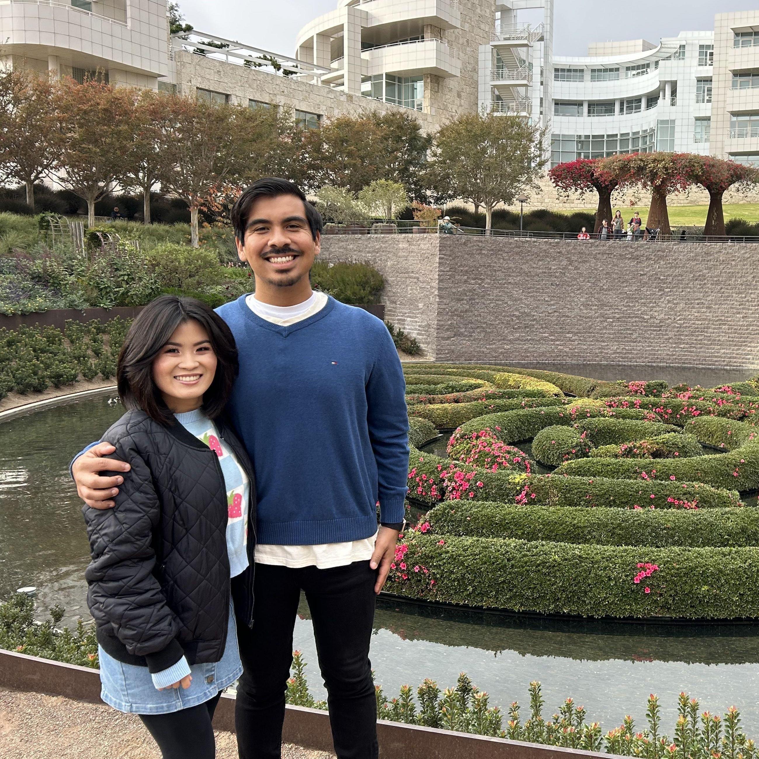 Enjoying winter season as a couple