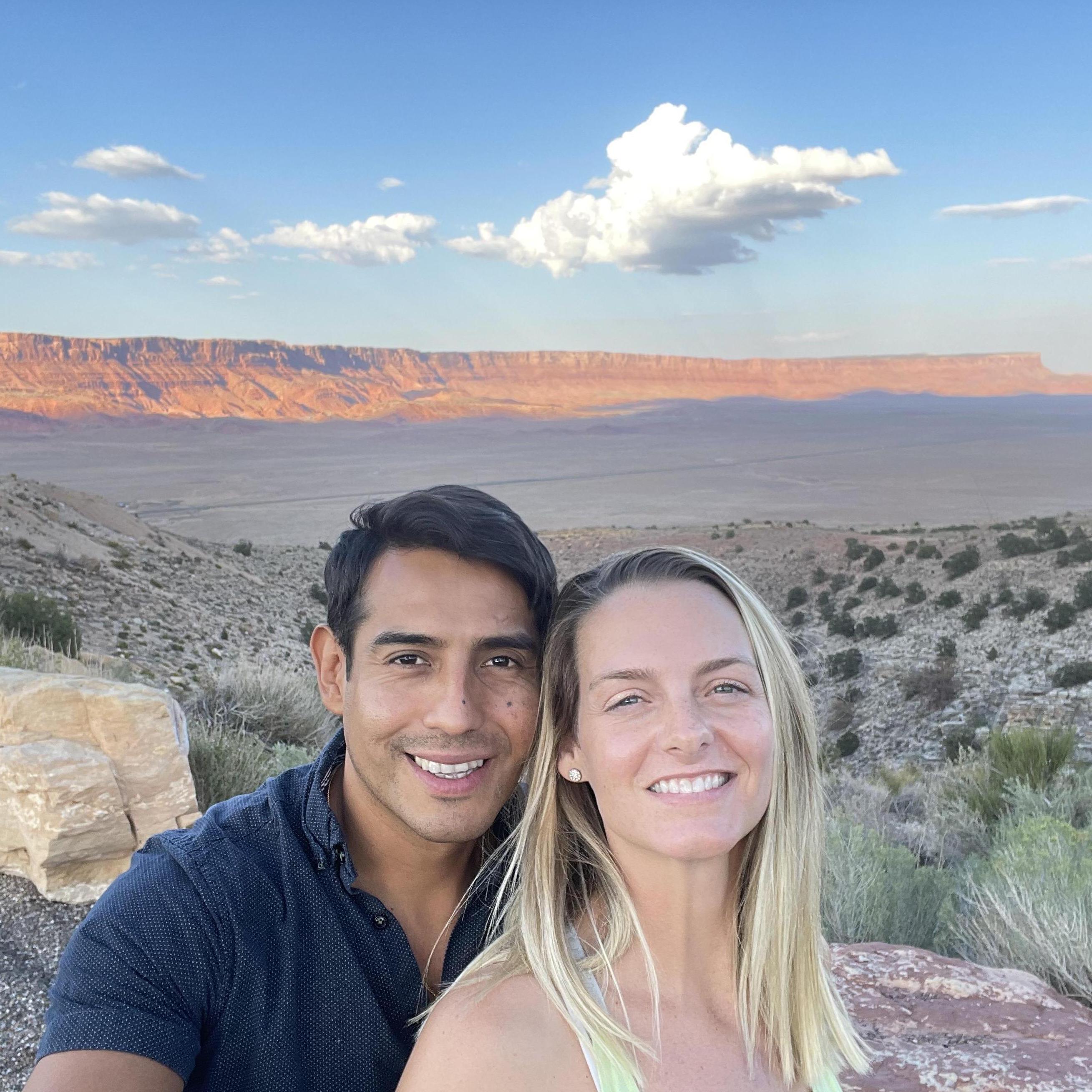 Part of our road trip to Utah! We are somewhere in Arizona here.