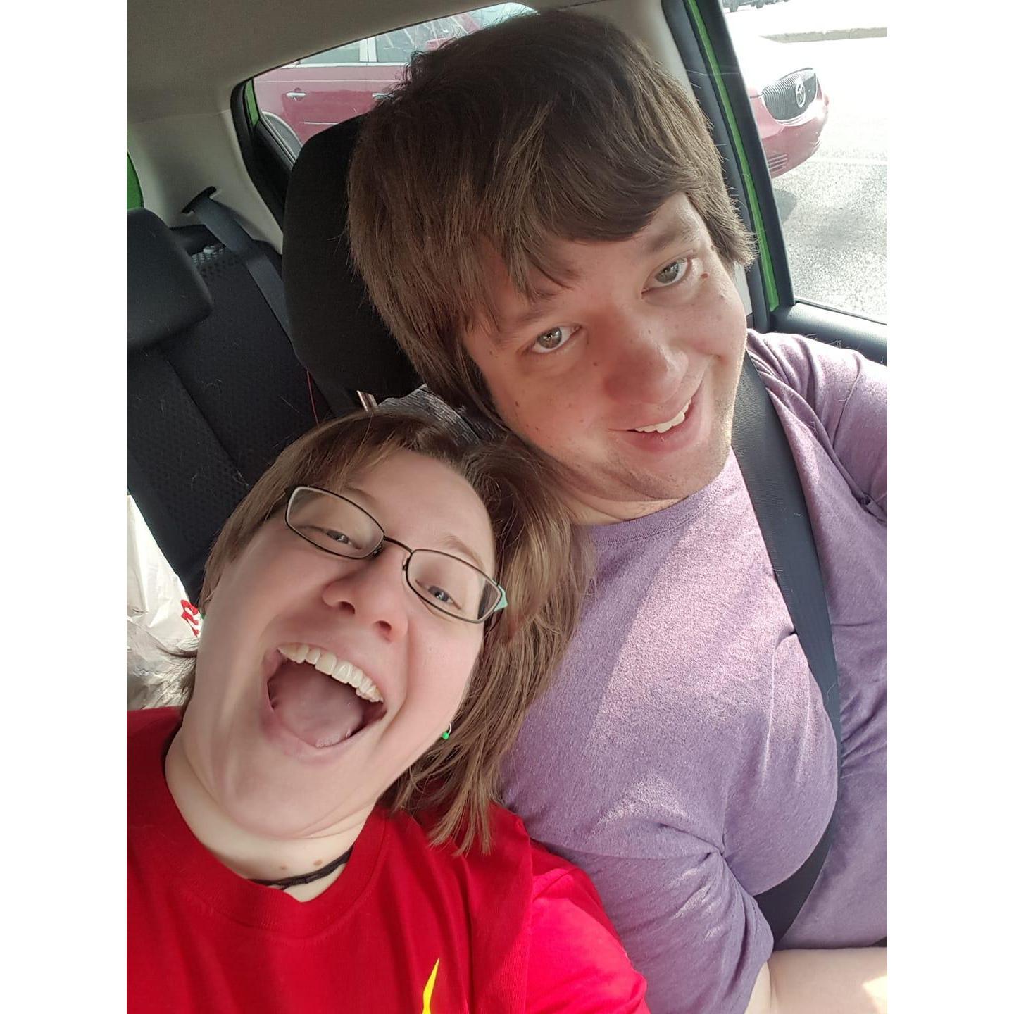 2018 visiting Meg's mom and Doug in New York