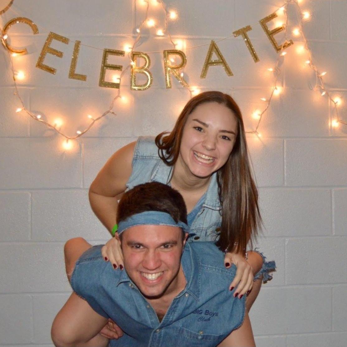 Our first date party together.