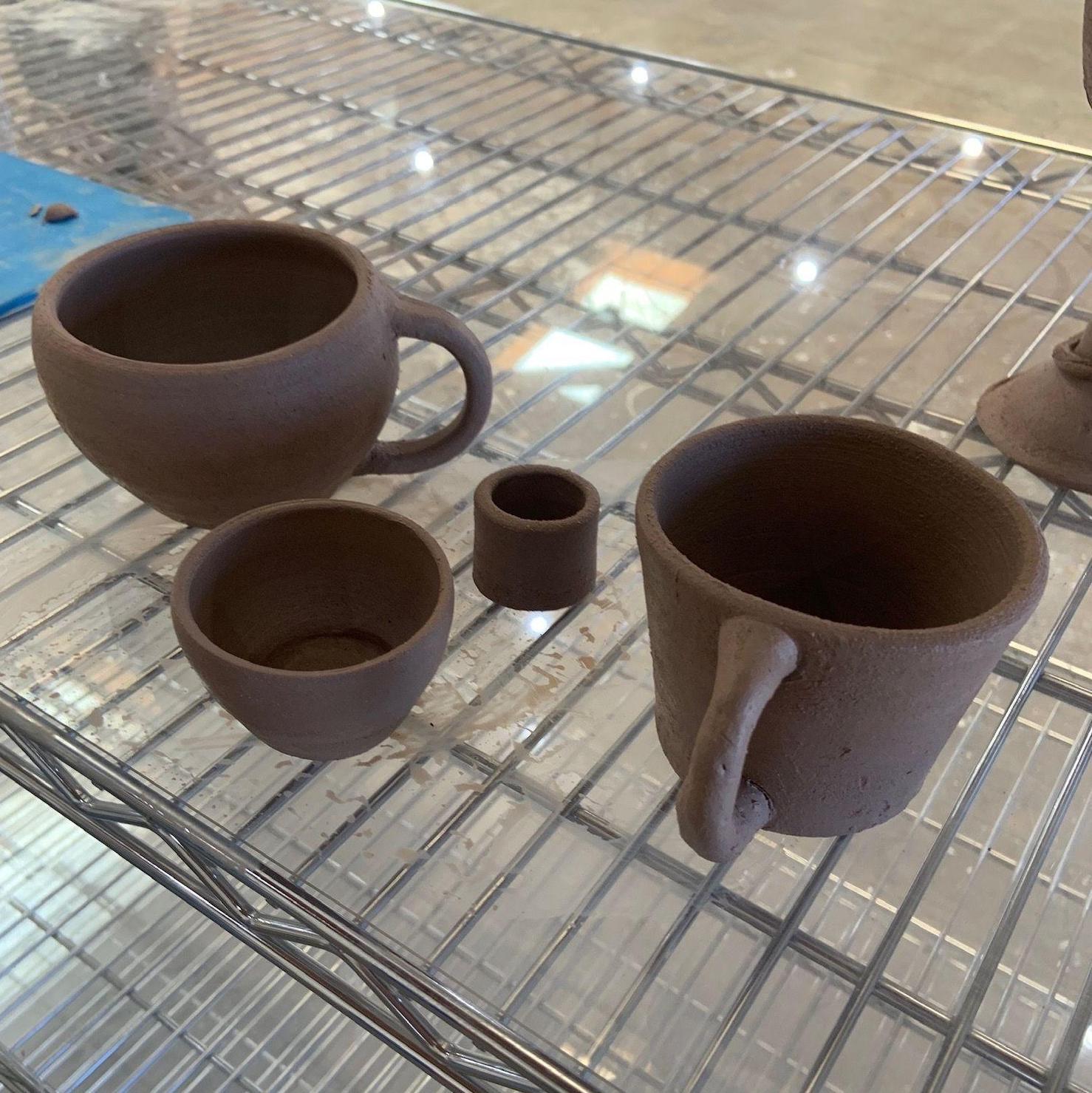the mugs we made for each other on our first date