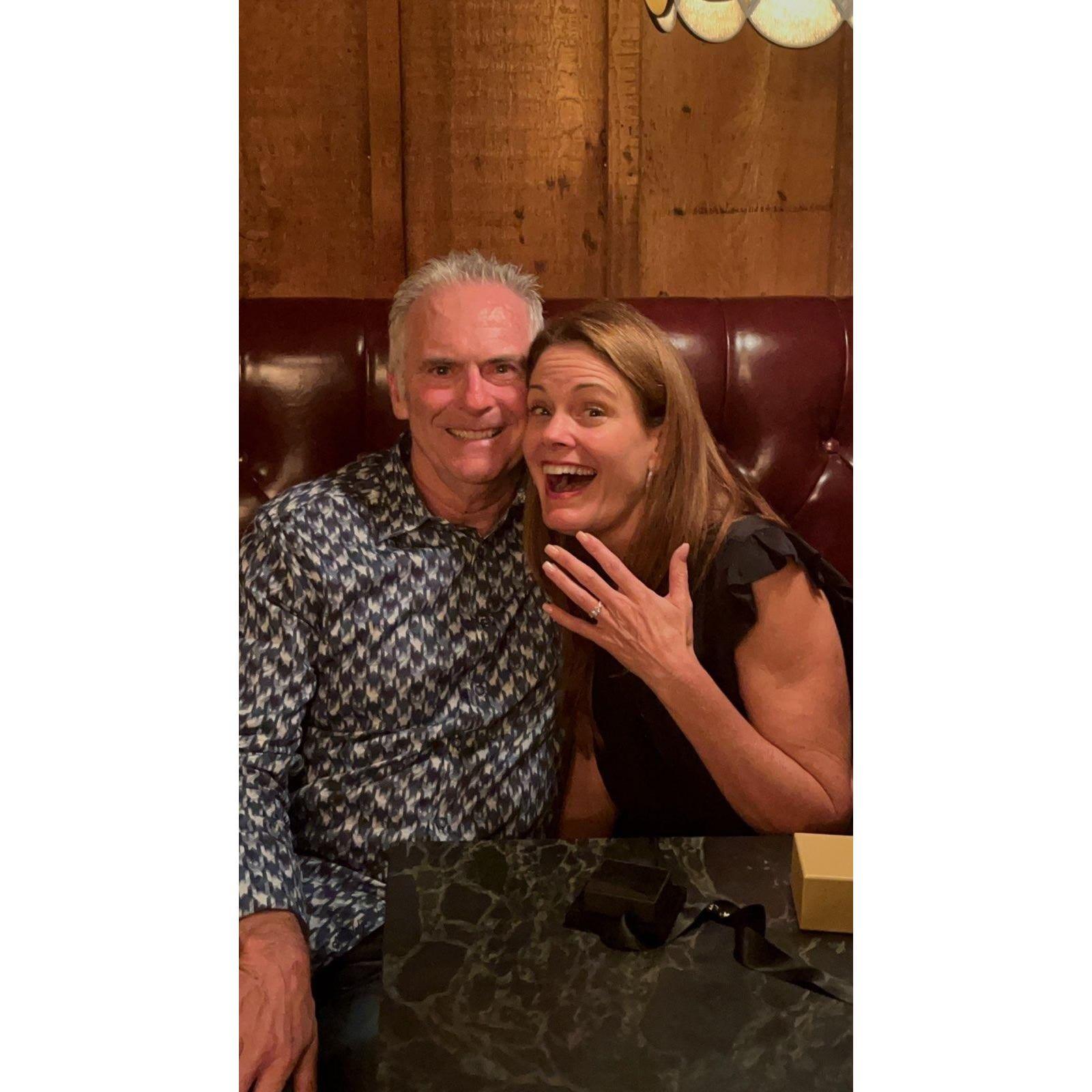 Engaged! September 16, 2022 Dallas ❤❤