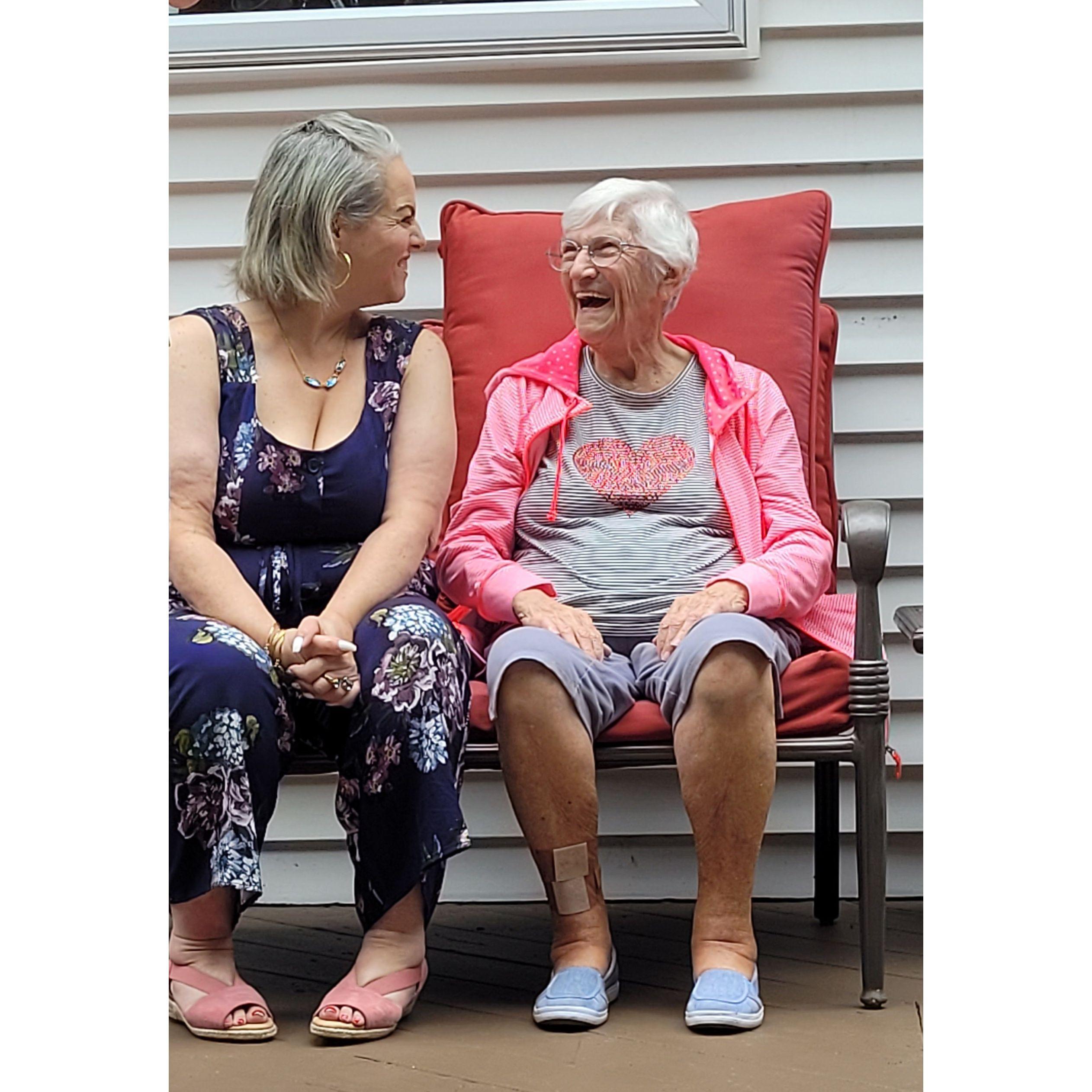 Grandmother and Grand daughter