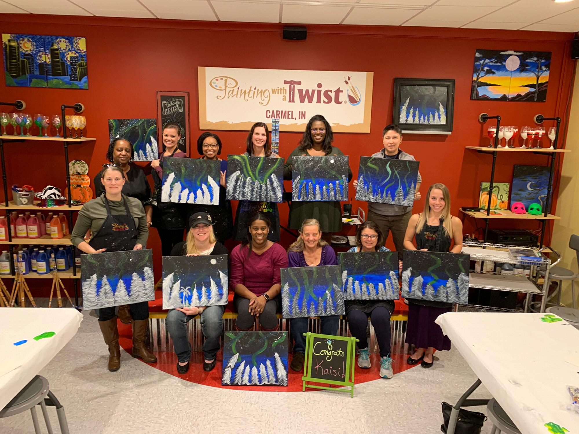 Bridal Shower 10/13/2019 at Painting with a Twist, Carmel, IN