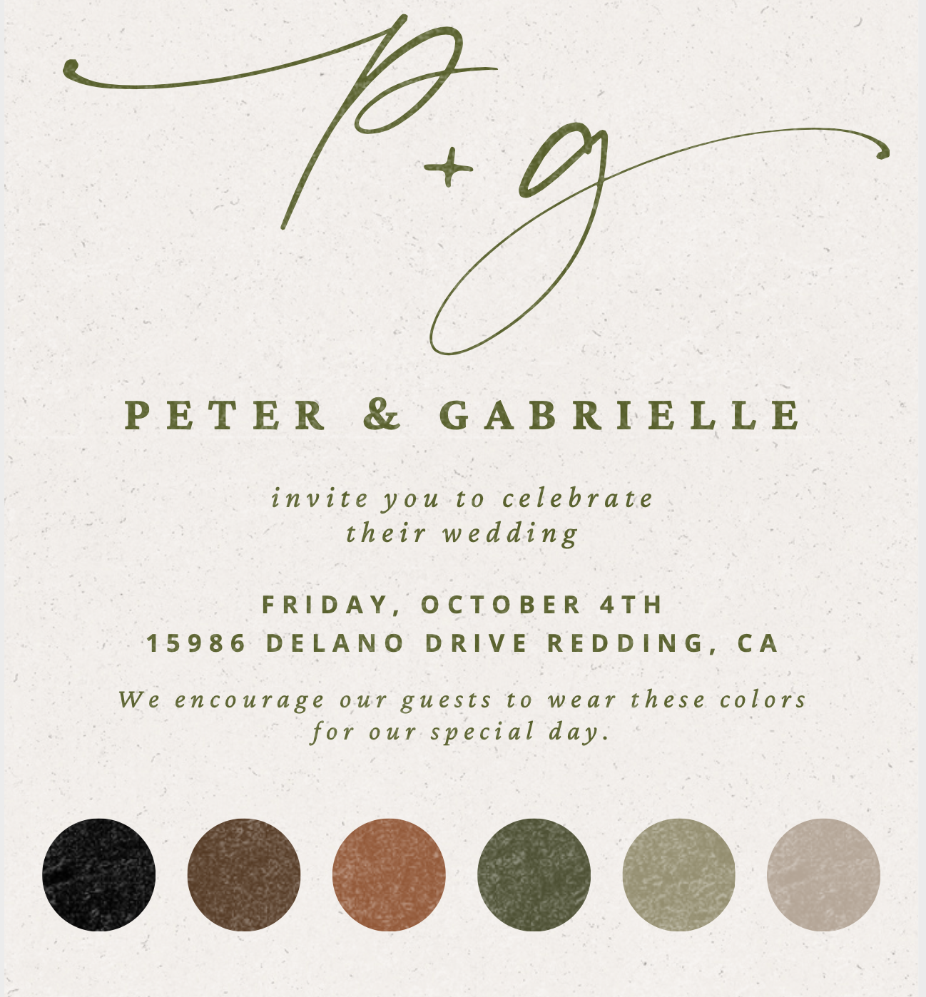 The Wedding Website of Peter Marshall and Gabrielle Long