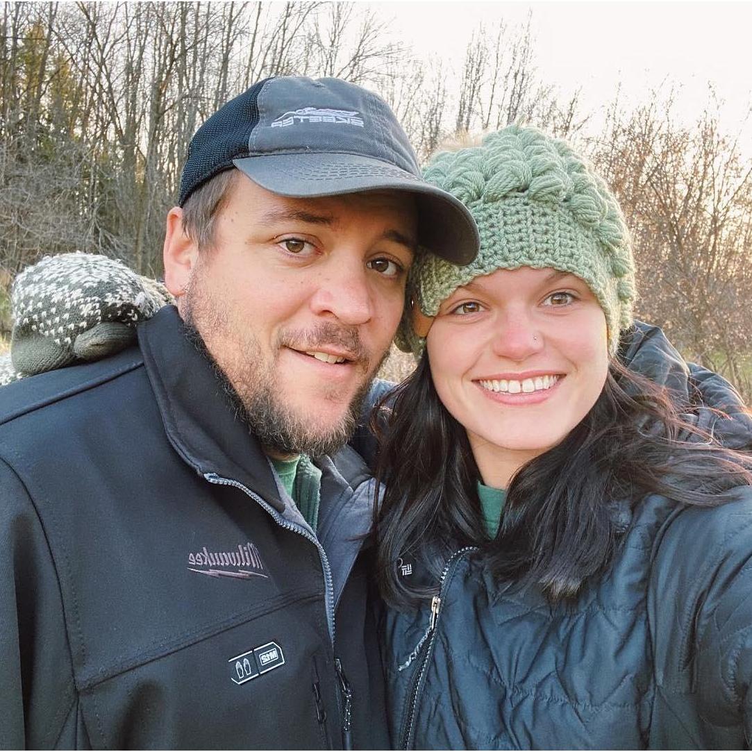 A hike through the woods in our backyard!