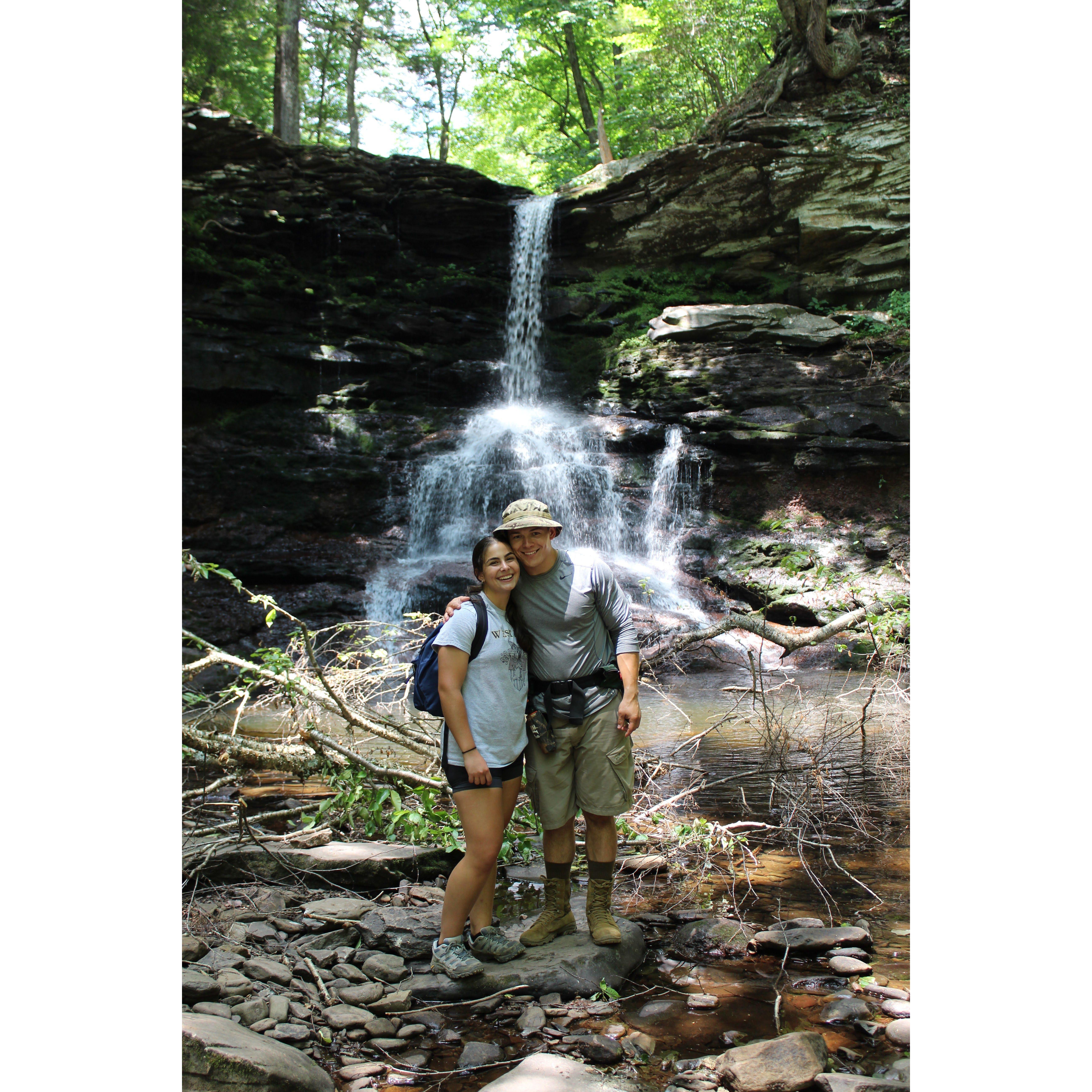 Hiking (aka fighting off bears)