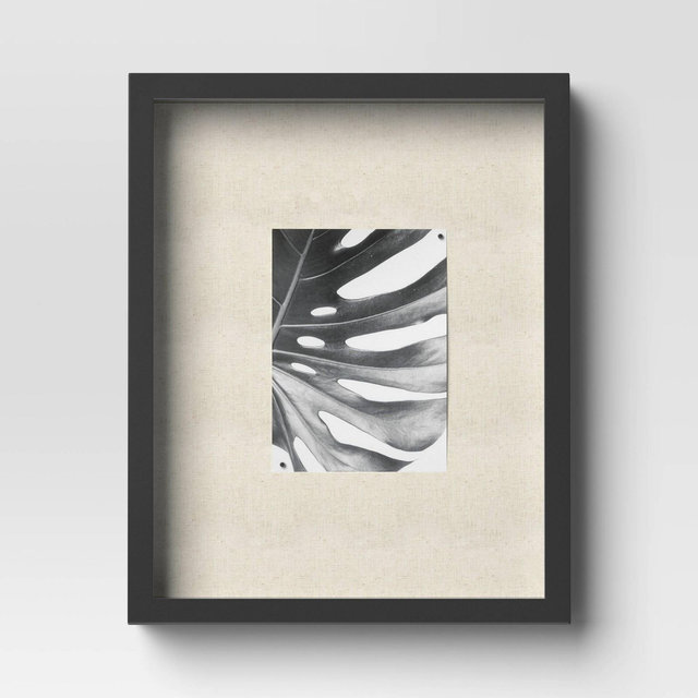 11"x14" Shadow Box Frame Black - Threshold™