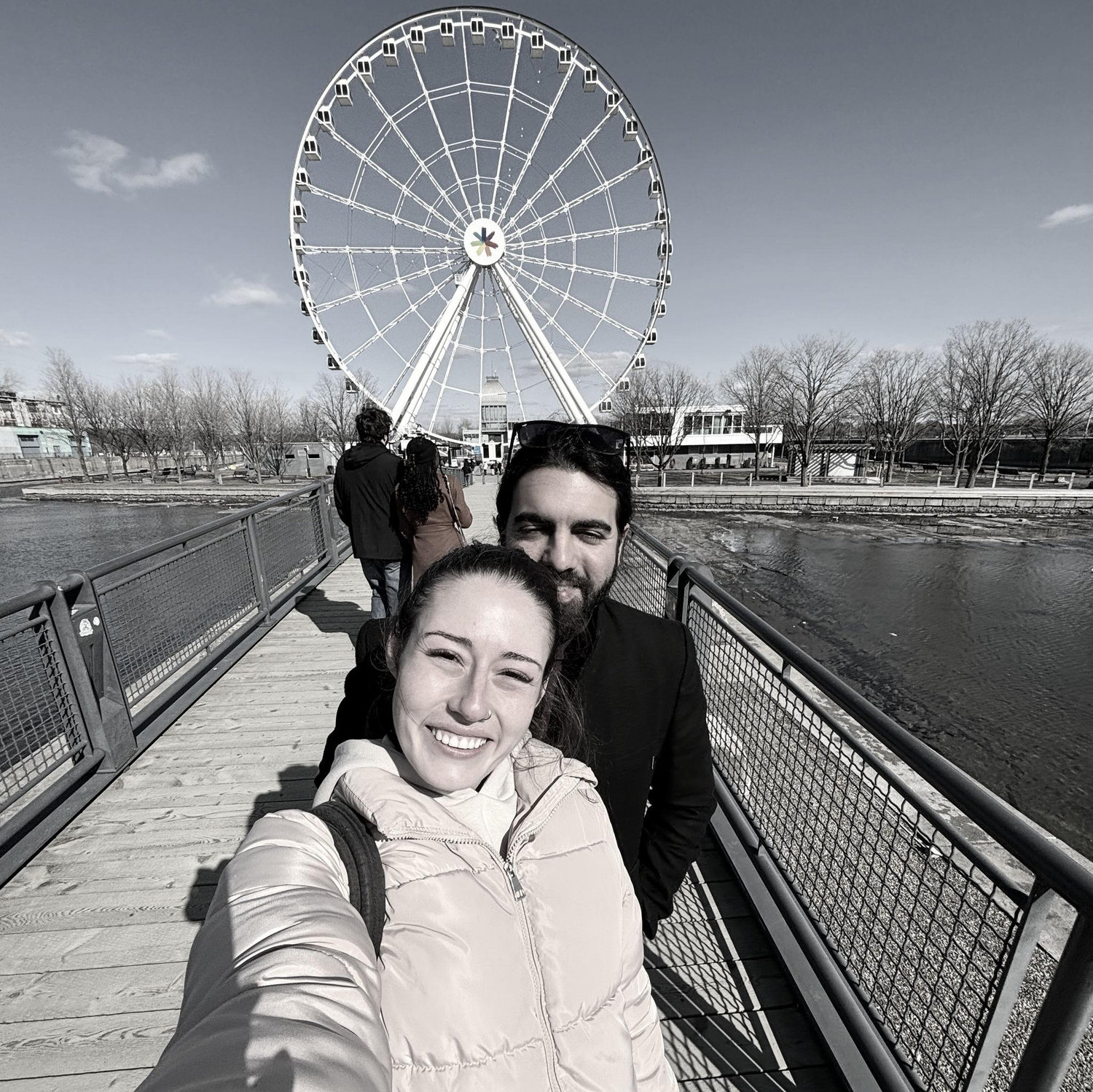 Our first time in Montreal together