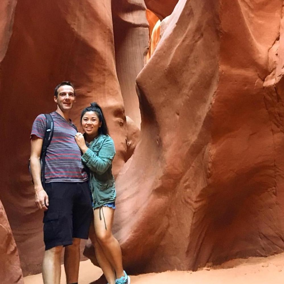 Antelope Canyon during a family vacation!