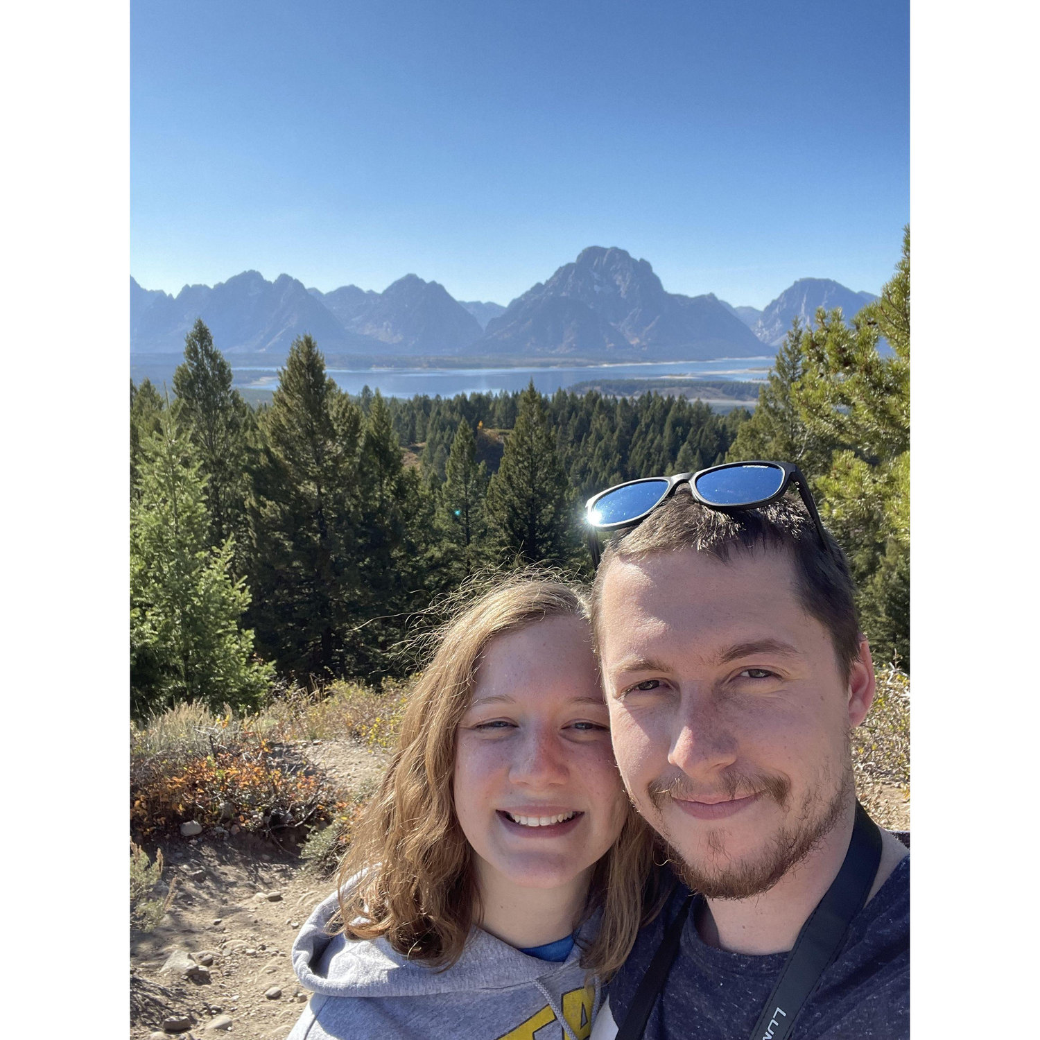 A visit to the Tetons on our cross country trek.