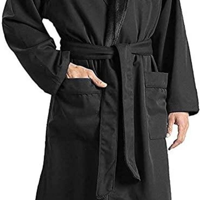 Plush Lined Microfiber Bath Robe for Women / Men (Unisex) Luxury Spa, Hotel Robe