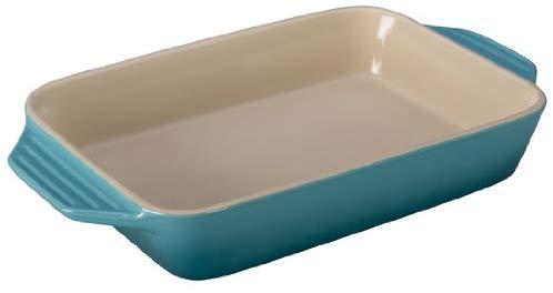Le Creuset PG1047S-3217 Stoneware Rectangular Dish, 12.5 by 8.25-Inch, Caribbean