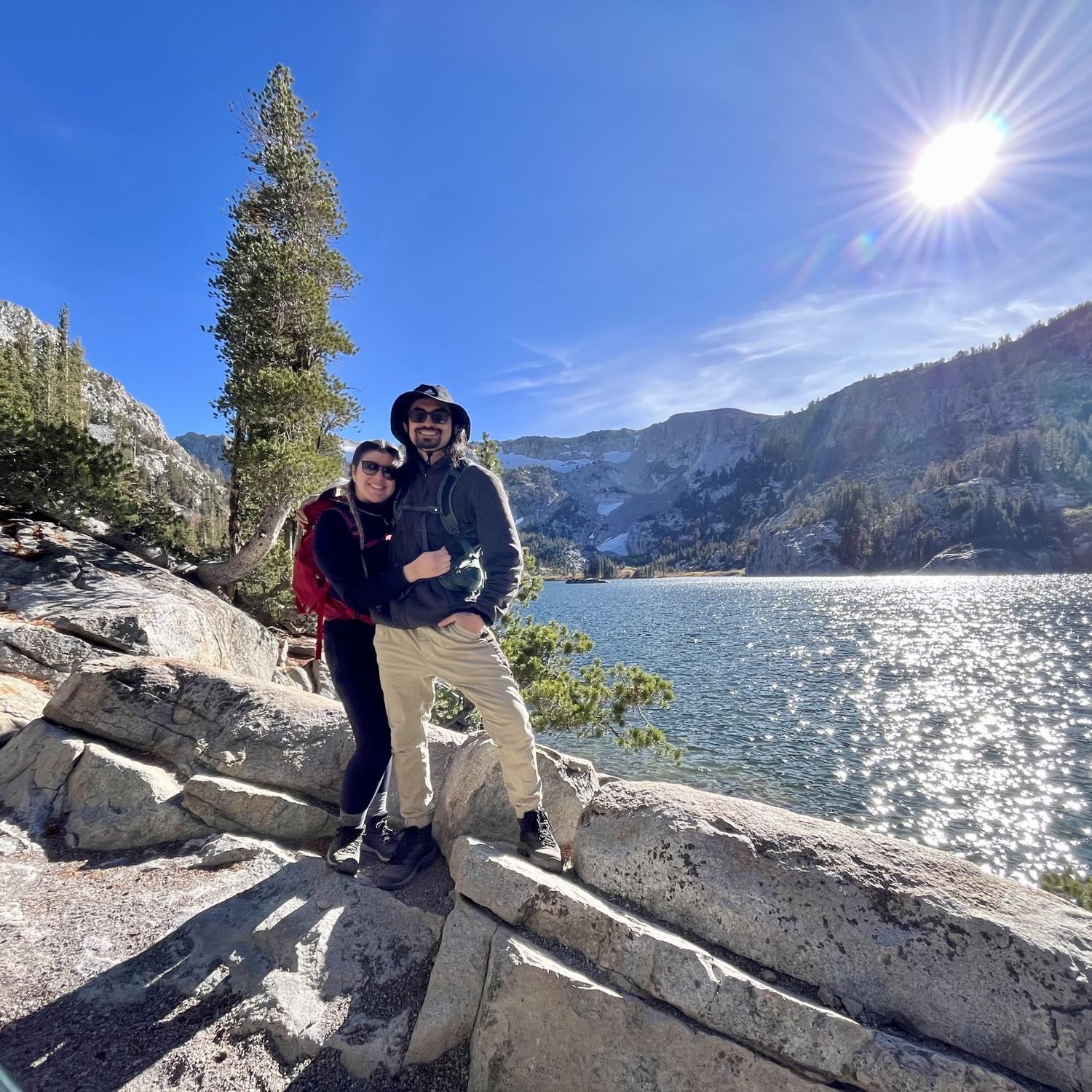 Celebrated our 7th anniversary hiking in Mammoth, October 2023