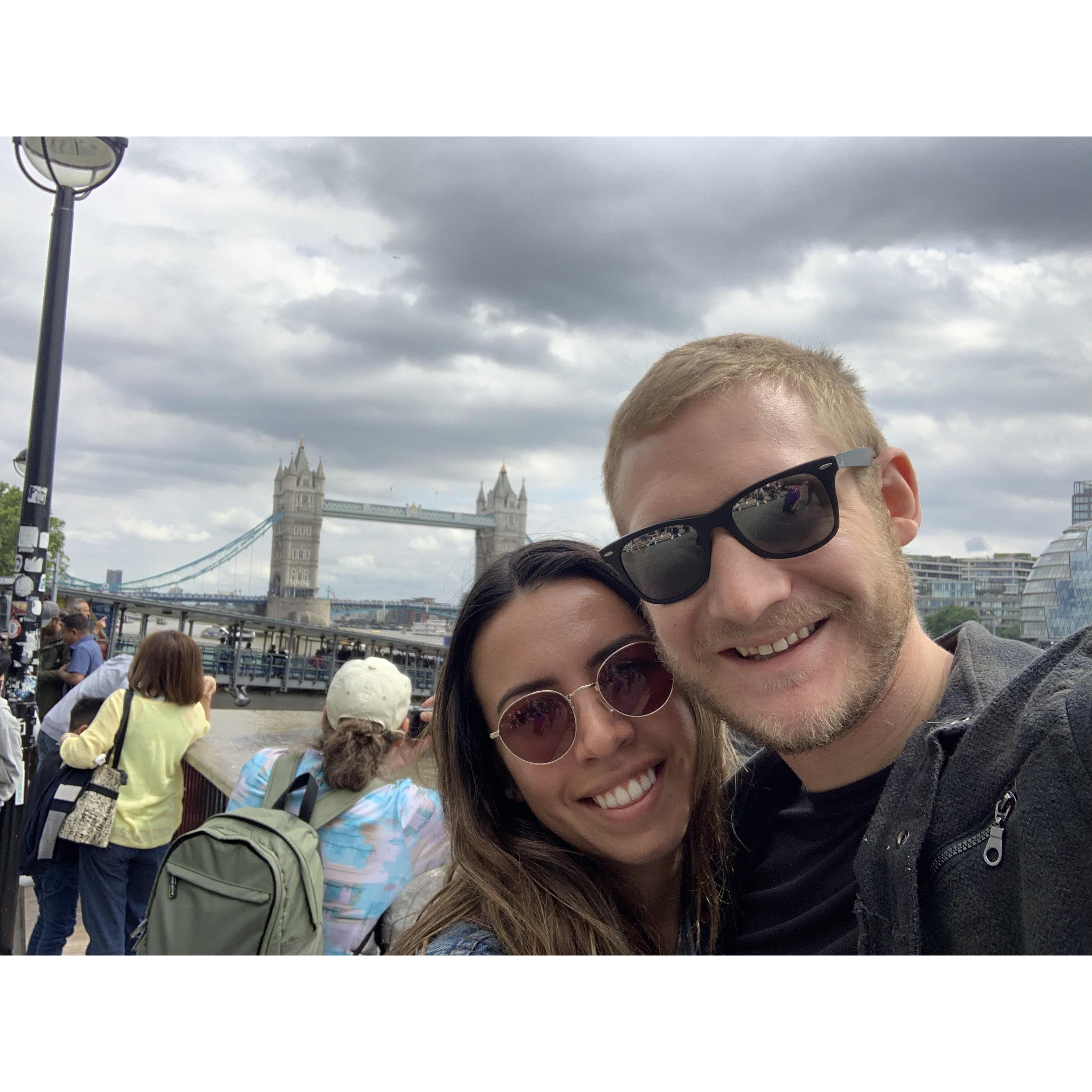 Dave and Anna in London, 2019.