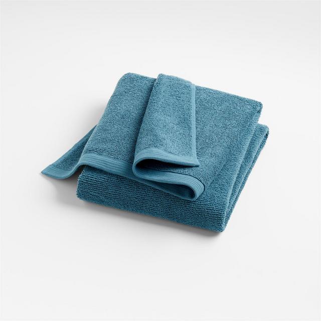 Teal Antimicrobial Organic Cotton Bath Towel