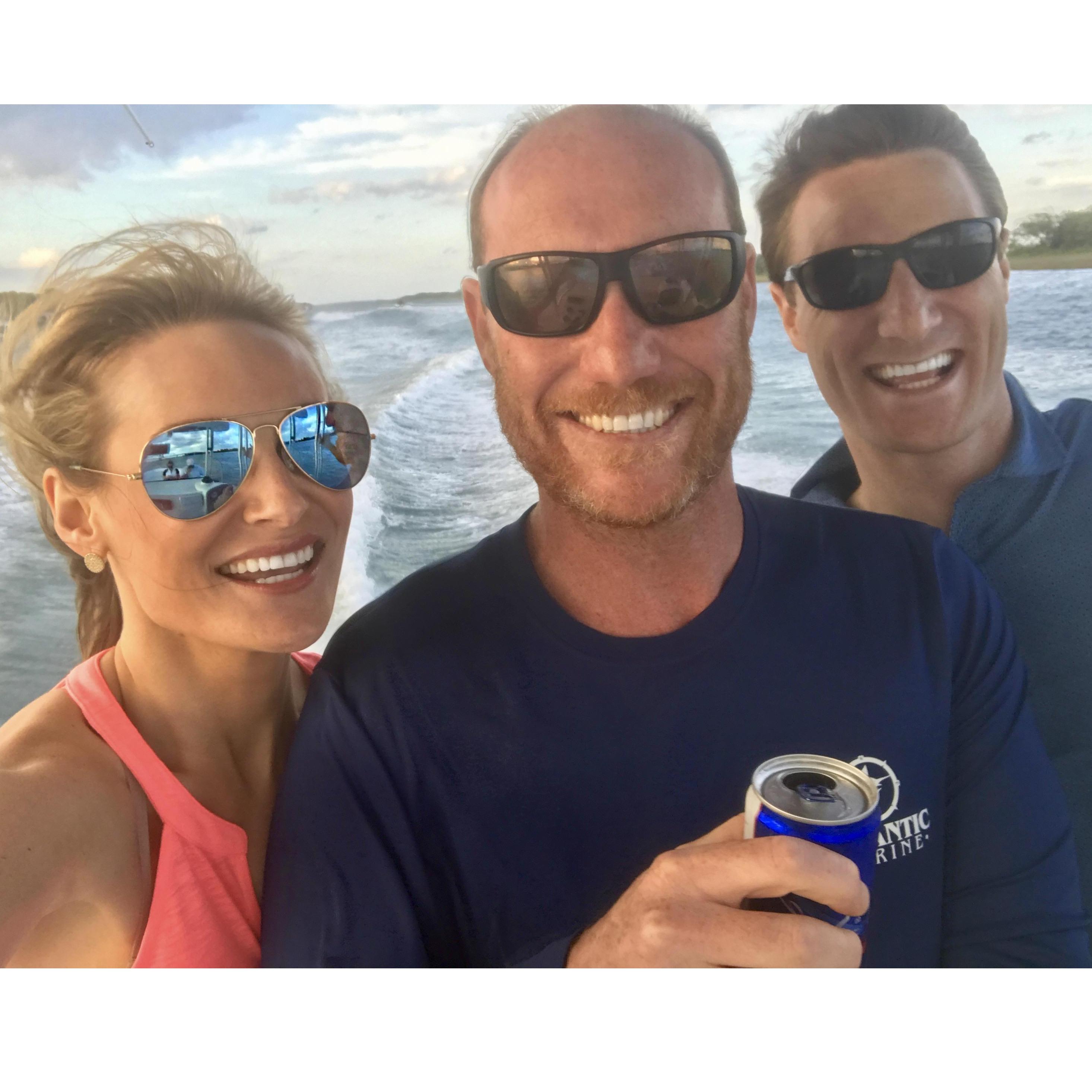 And finally after a few more galas and boat rides, Steve asked Hunter on their first date to Boca Bay in Wilmington, NC.