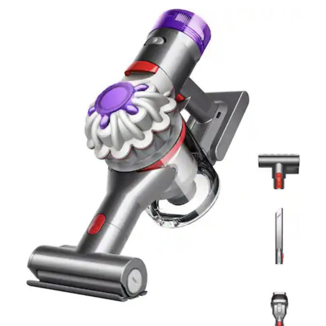Dyson - Car+Boat Handheld Cordless Vacuum with 3 Accessories - Silver