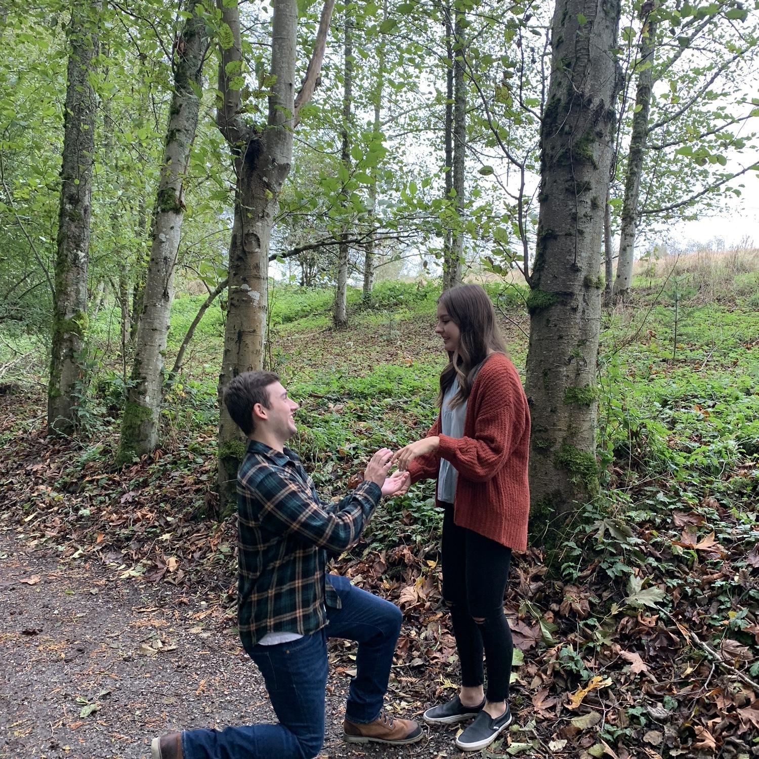 Fake proposal 2020…. little did he know 👀