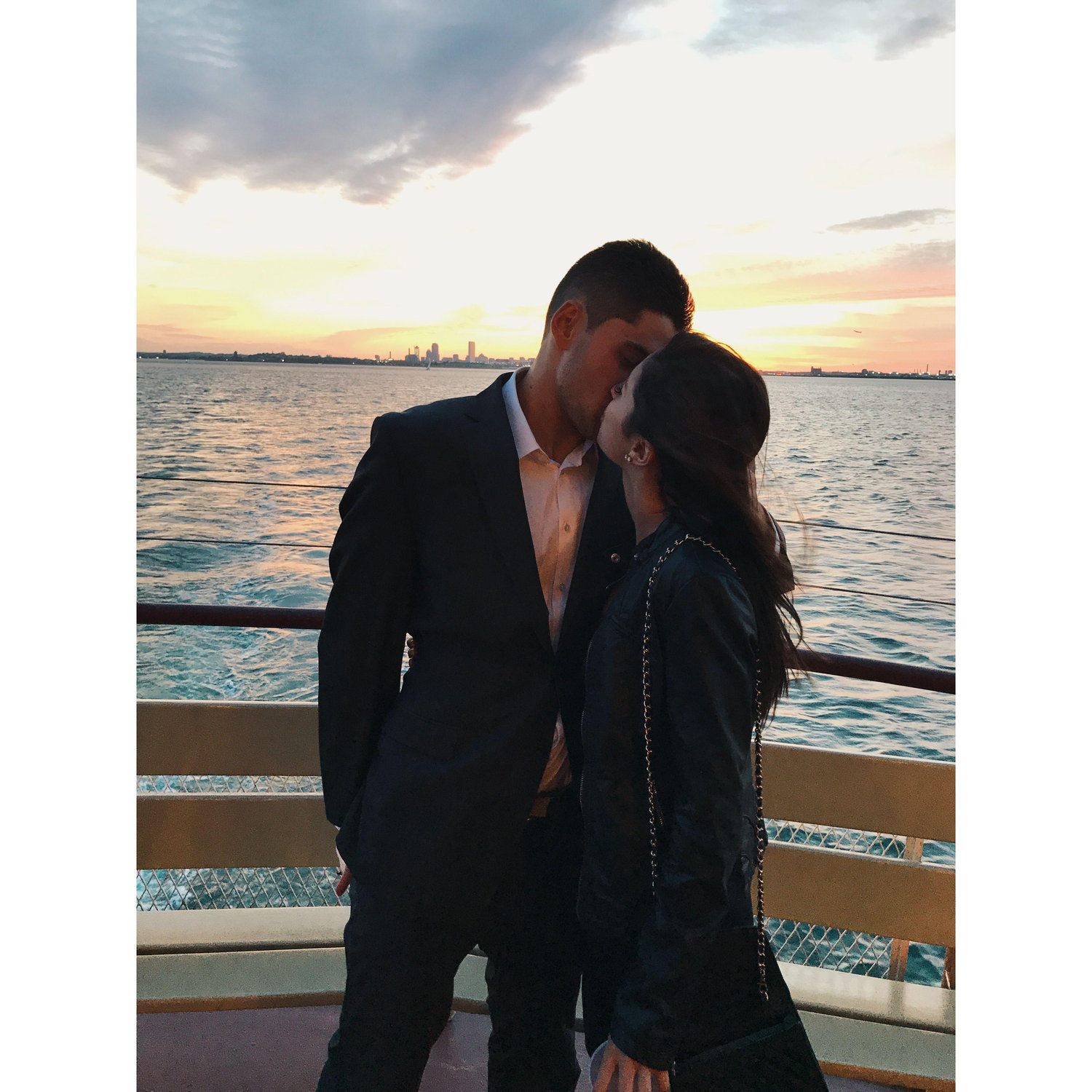 Anthony's college senior year boat cruise