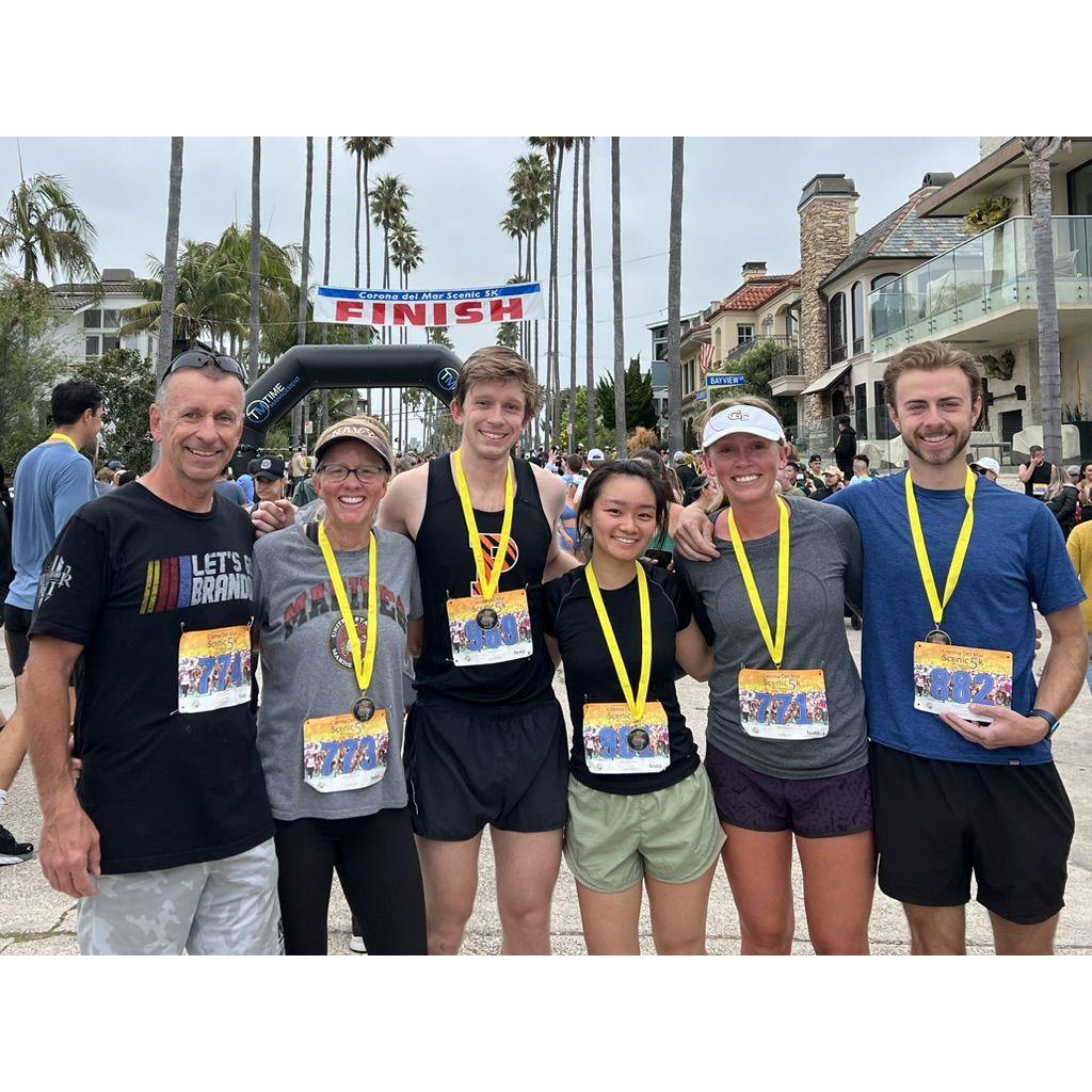 2024 Corona Del Mar 5k with the Smiths!