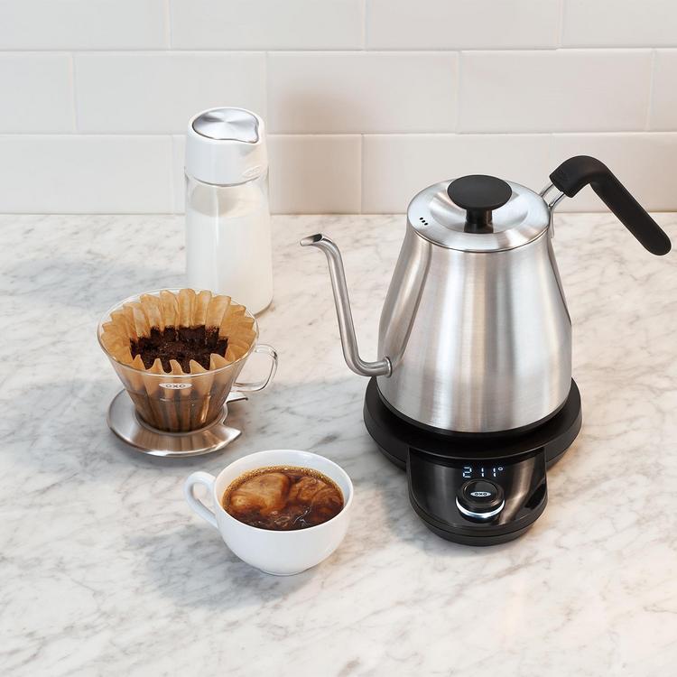 Gooseneck Kettle Temperature Control, Pour over Electric Kettle for Coffee  / Tea