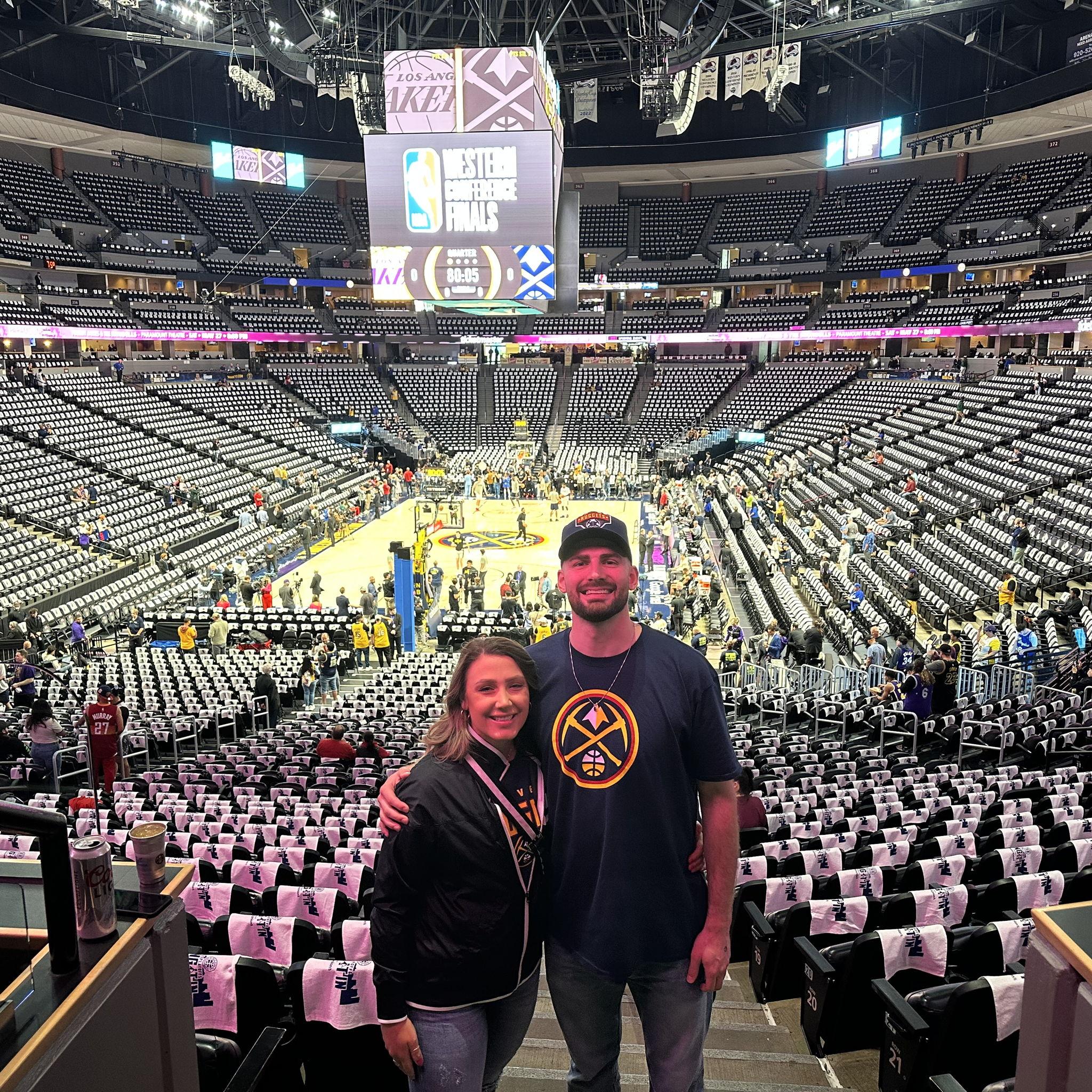 May 18, 2023
Our first trip together took us to Denver. Jake surprised Stormy with Shania Twain tickets and Stormy surprised Jake with tickets to watch the Nuggets take on the Lakers.