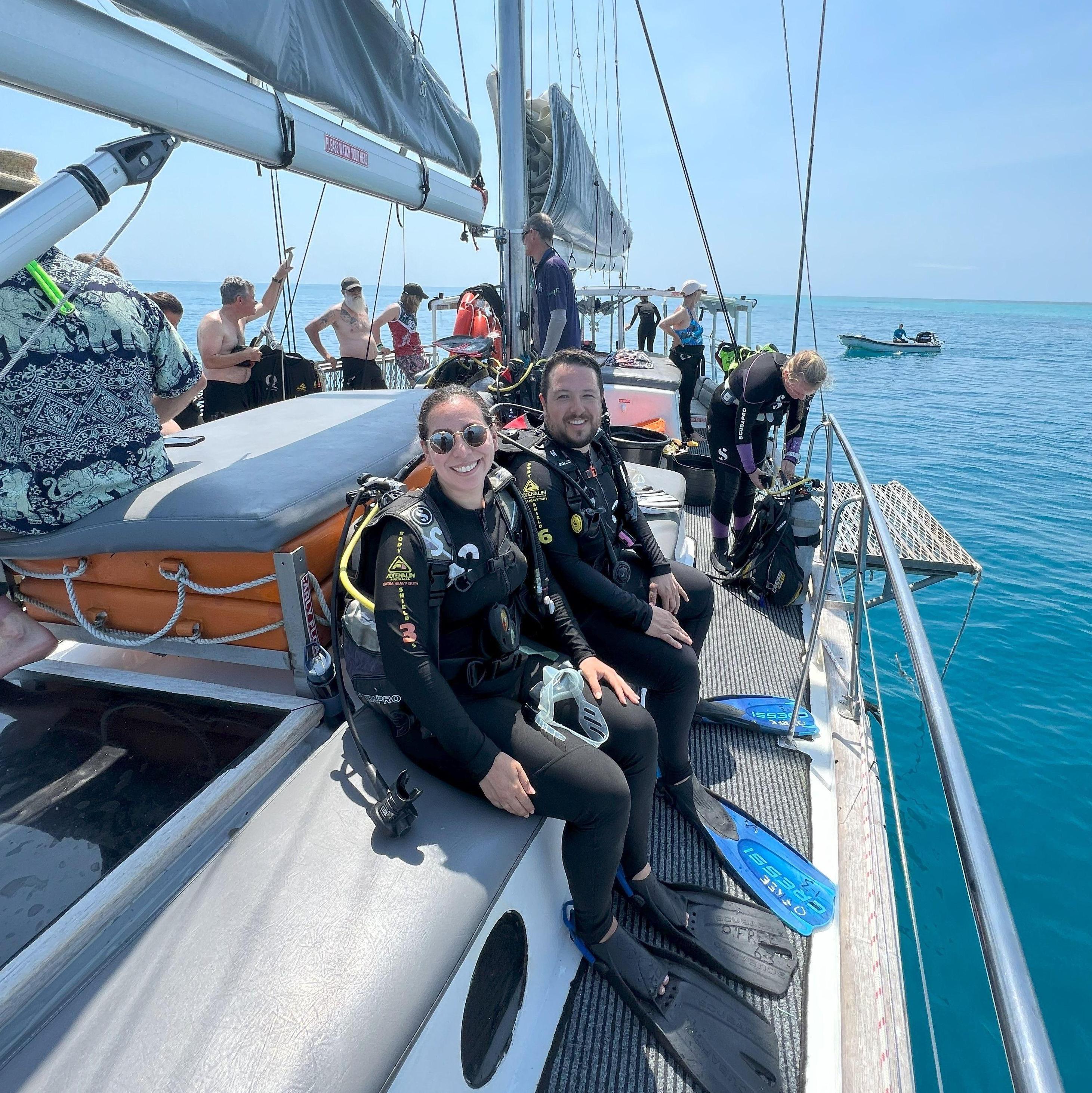 Scuba Diving in the Great Barrier Reef in Australia