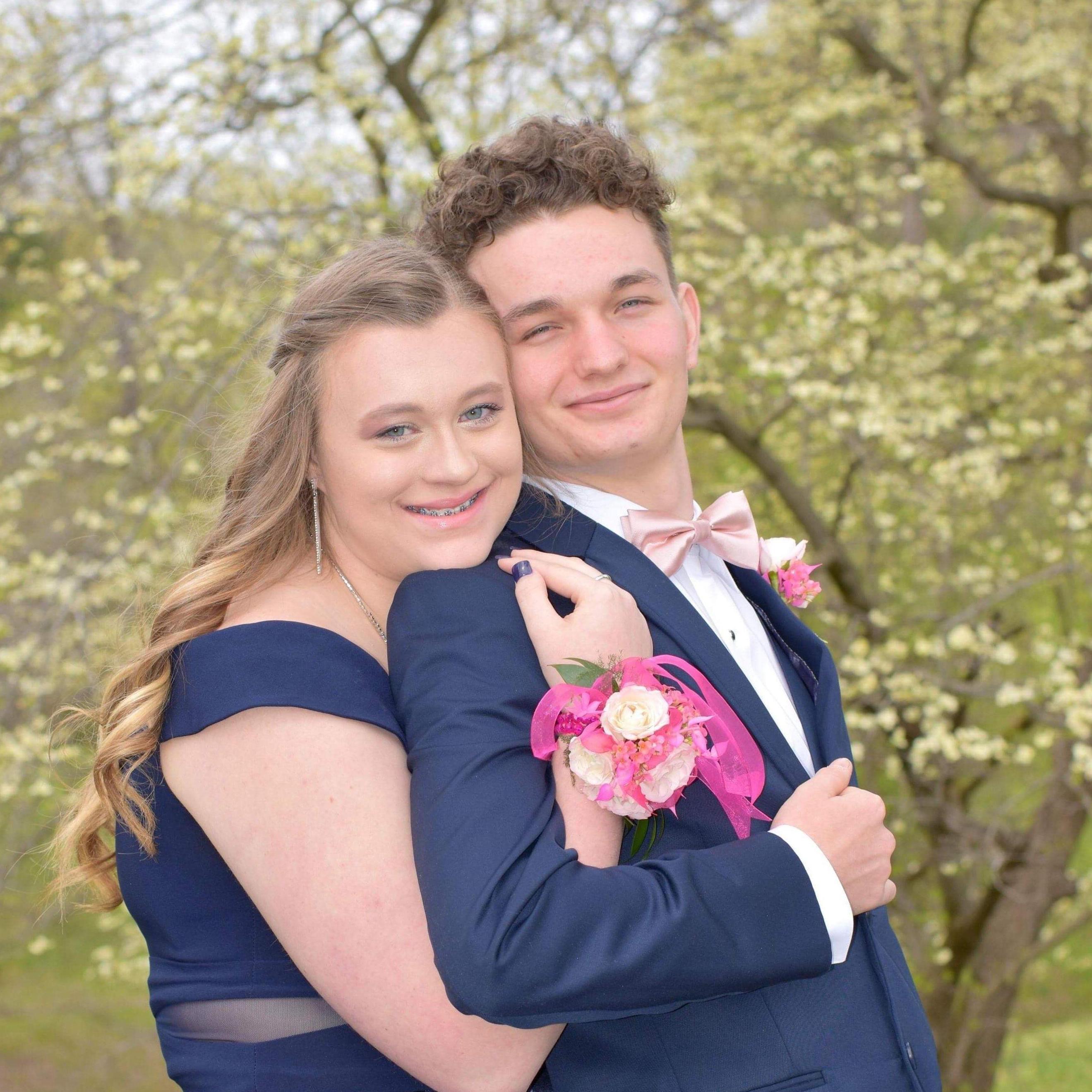 This photo was taken before Ethans junior prom.