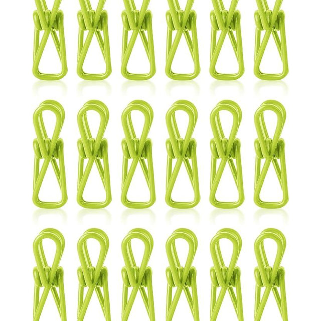 Mr. Pen- Chip Clips, 18 Pack, 2 Inch, Green, Utility PVC-Coated Clips, Chip Clips Bag Clips Food Clips for Bags, Chip Clip, Clips for Chips and Other Food Bags, Bag Clips for Chips Clips