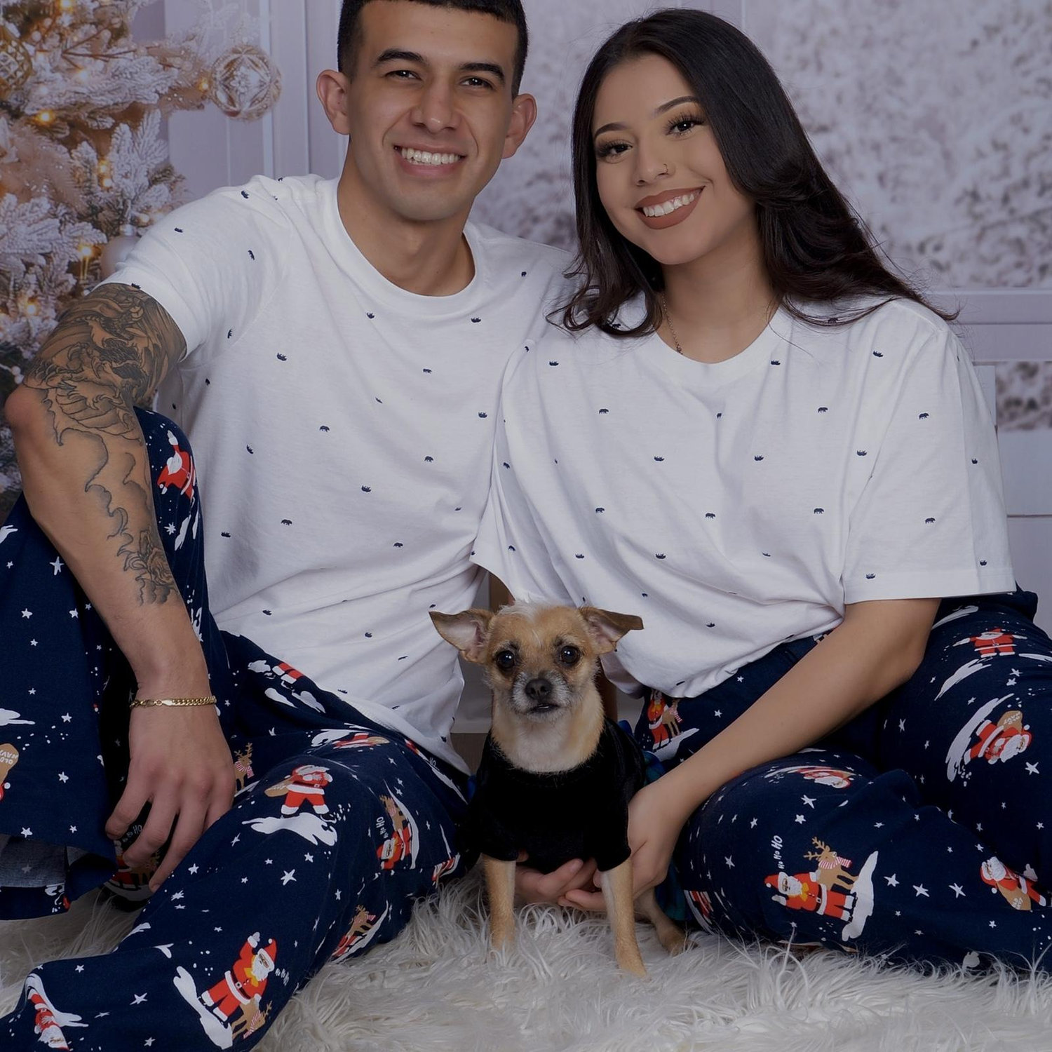 Our Christmas Photos 
With Rexi <3