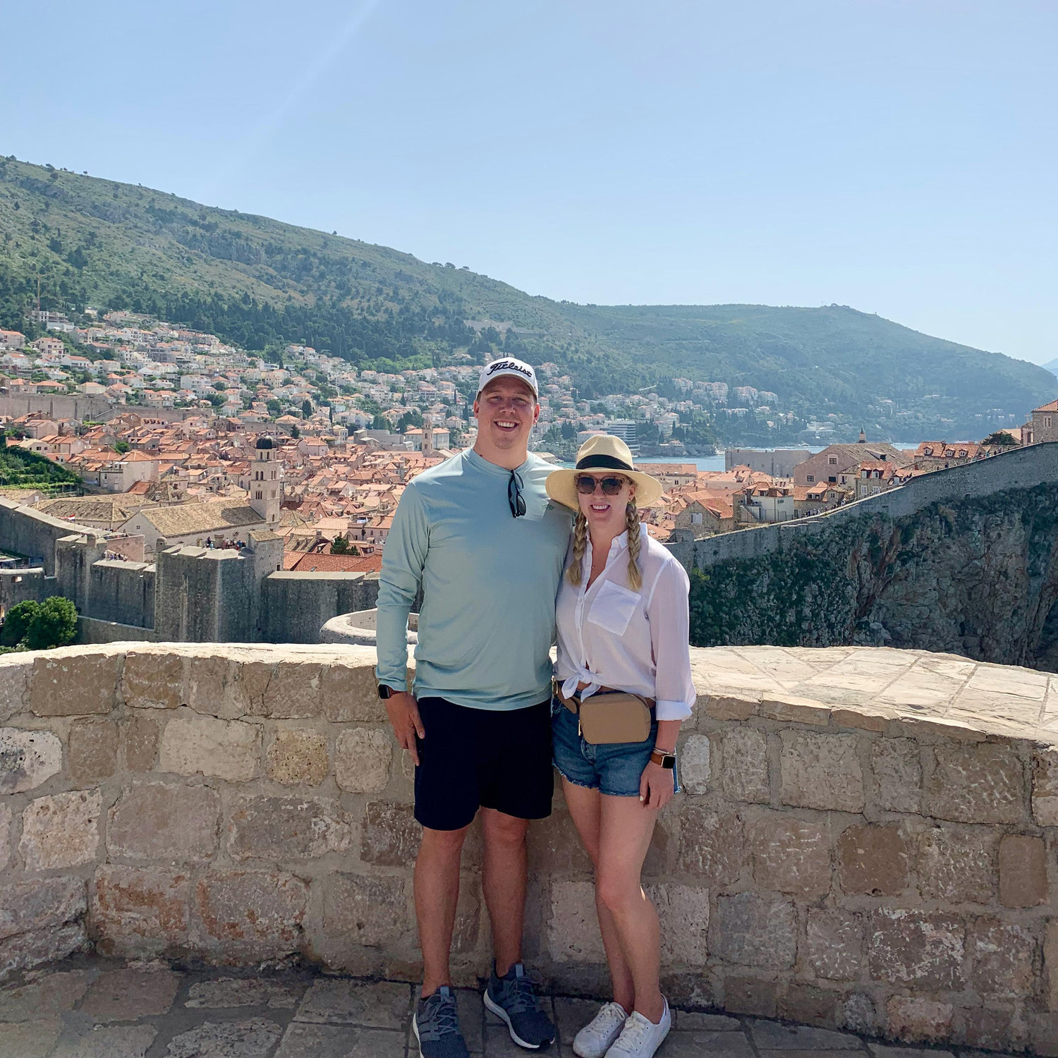 In Croatia during our trip to Europe