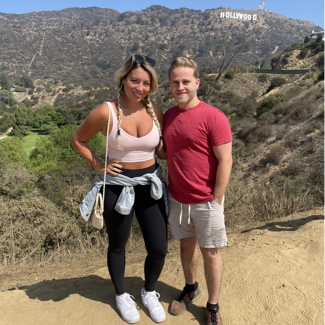Both of our first times in California
