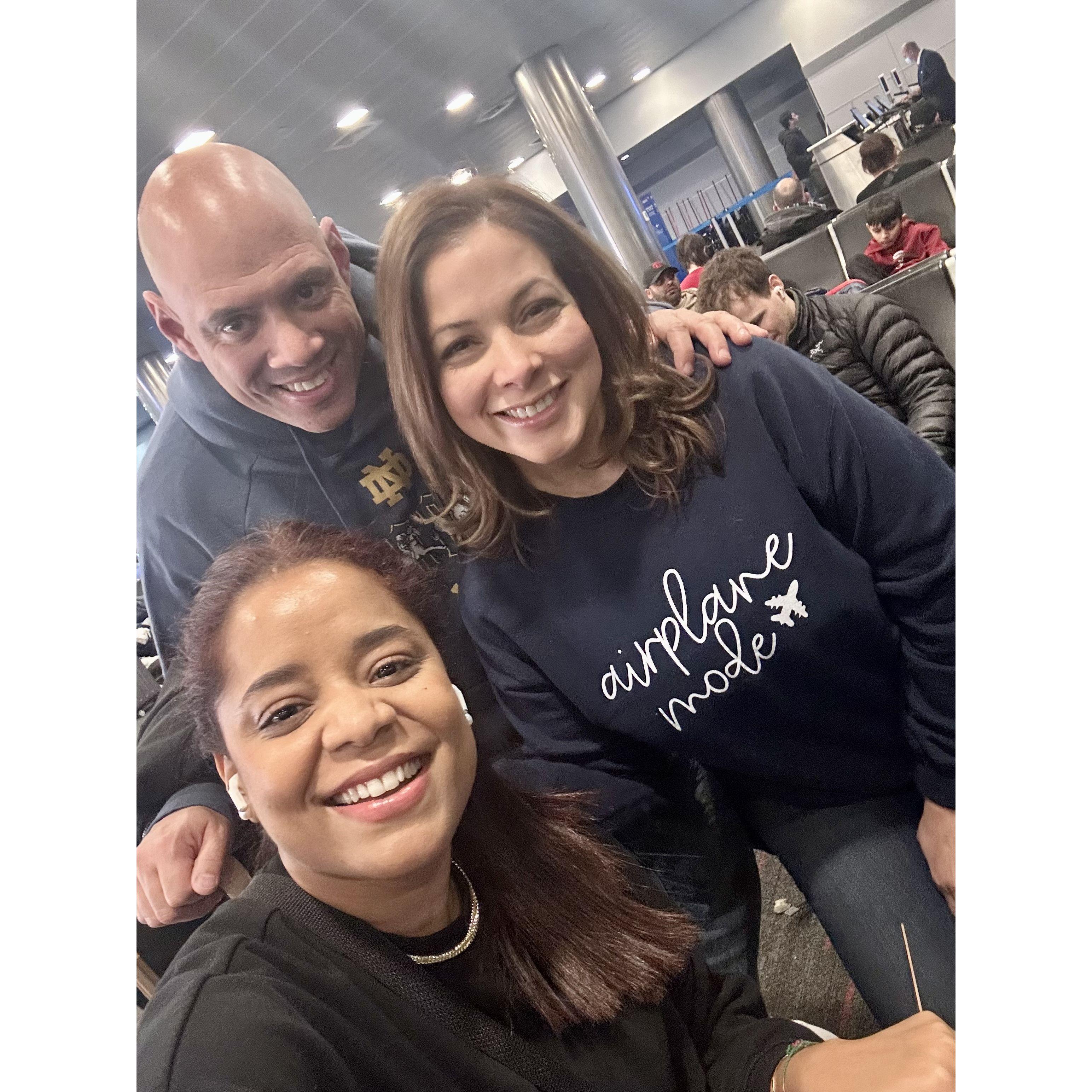 Plane trip - nos fuimos con Johanny!