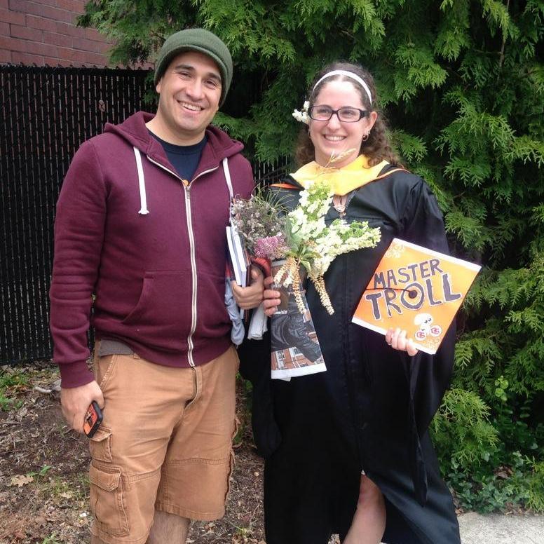Erika's Master's graduation from OSU, June 2016