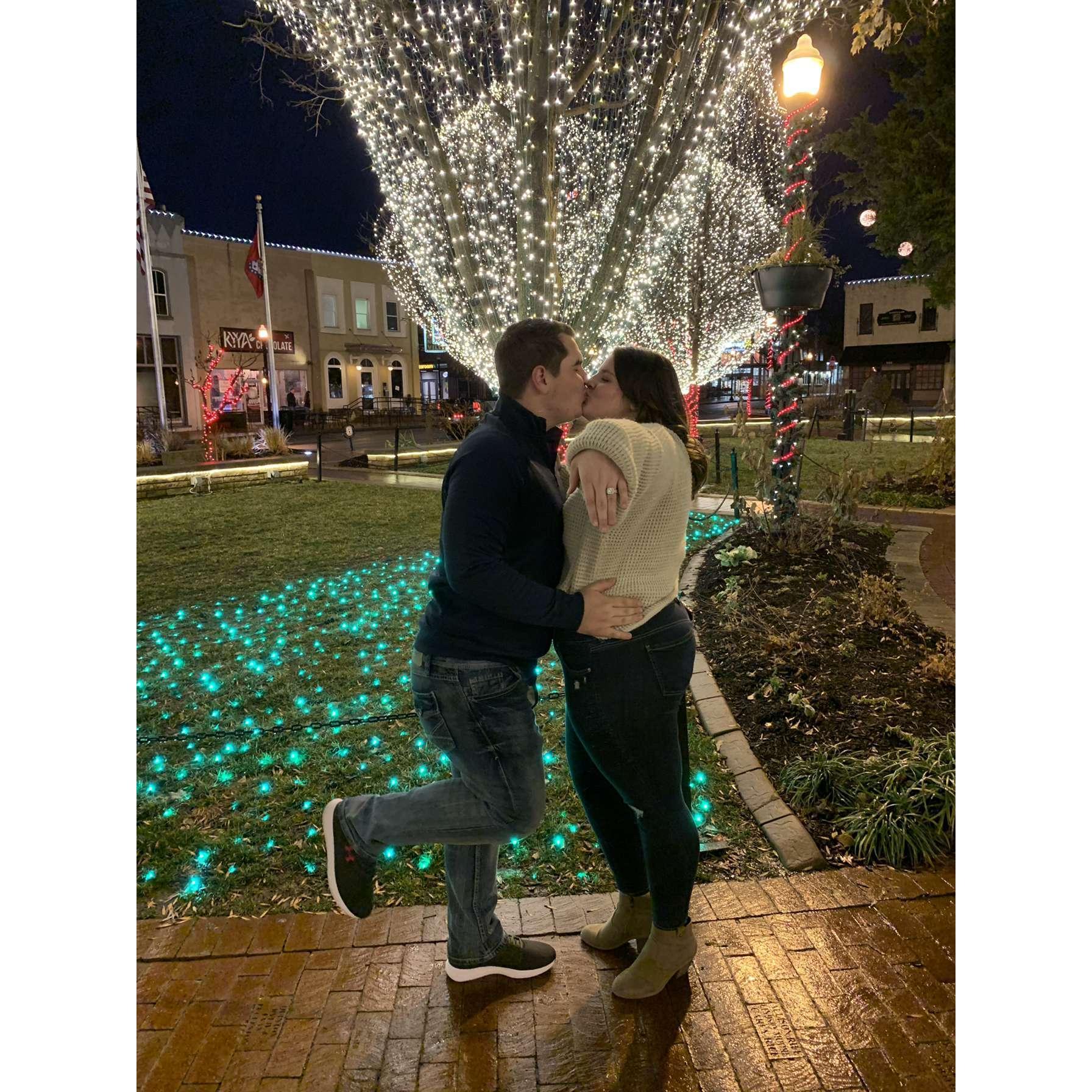 The day of our engagement!