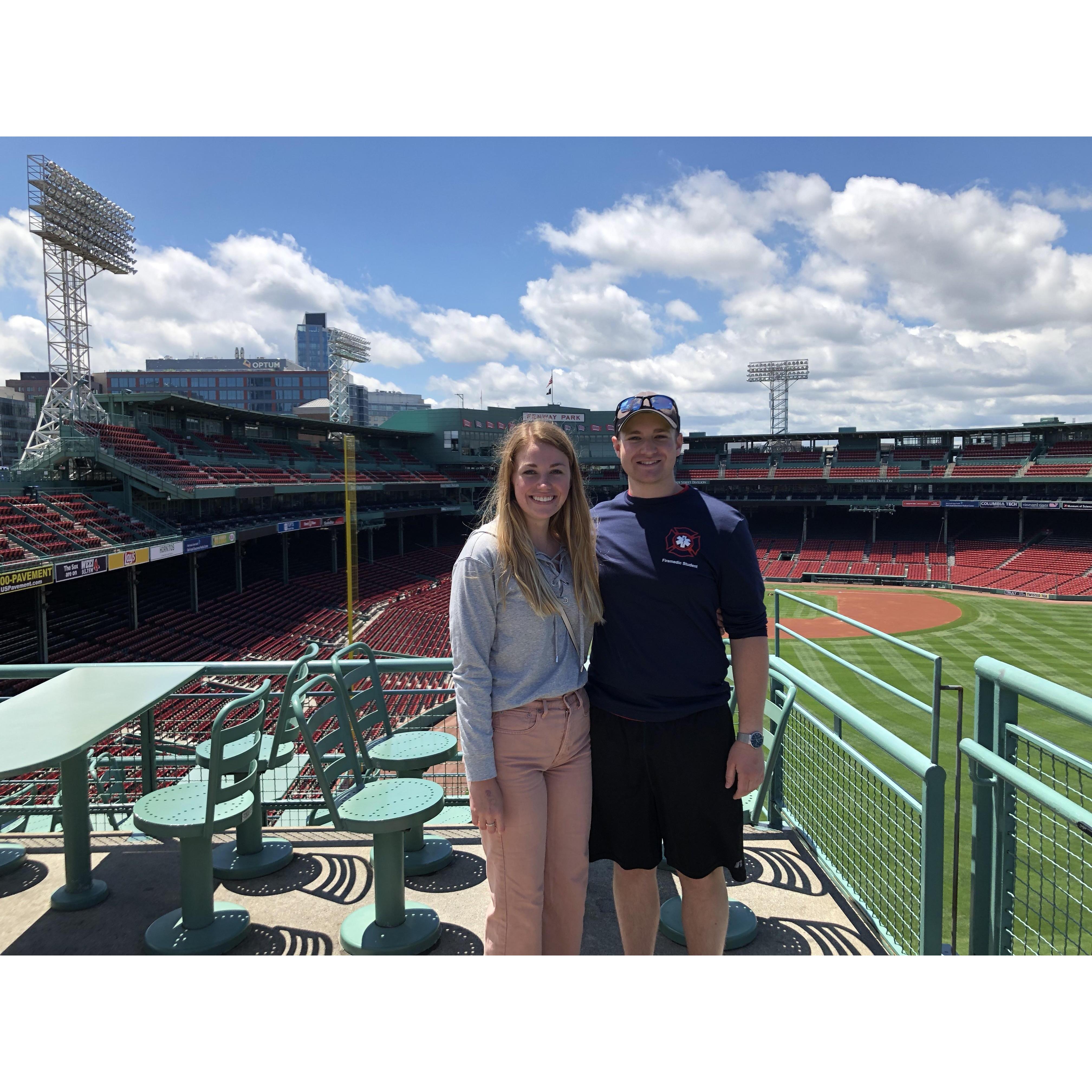 This picture is From our trip to Boston together in June of 2019